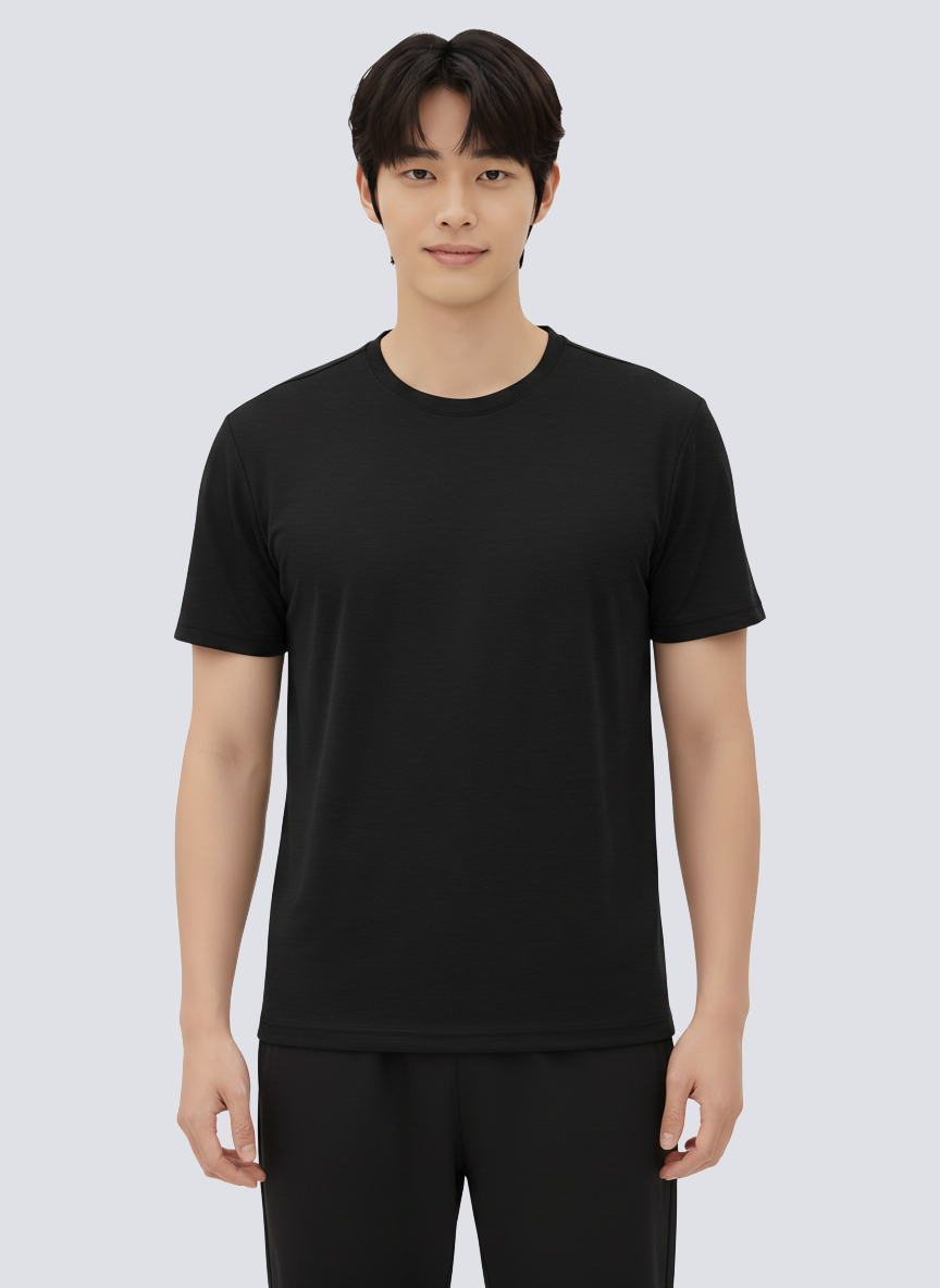 [UV 최대 97% 차단] UGIZ 남성 반팔티 M/L/XL 블랙