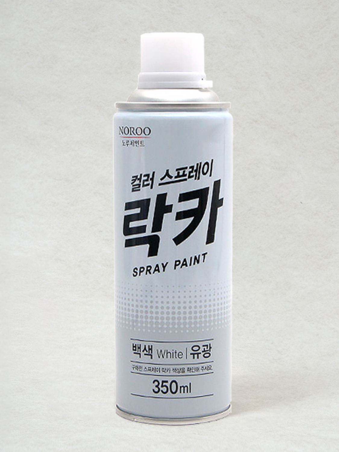 락카 스프레이 백색 350 ml