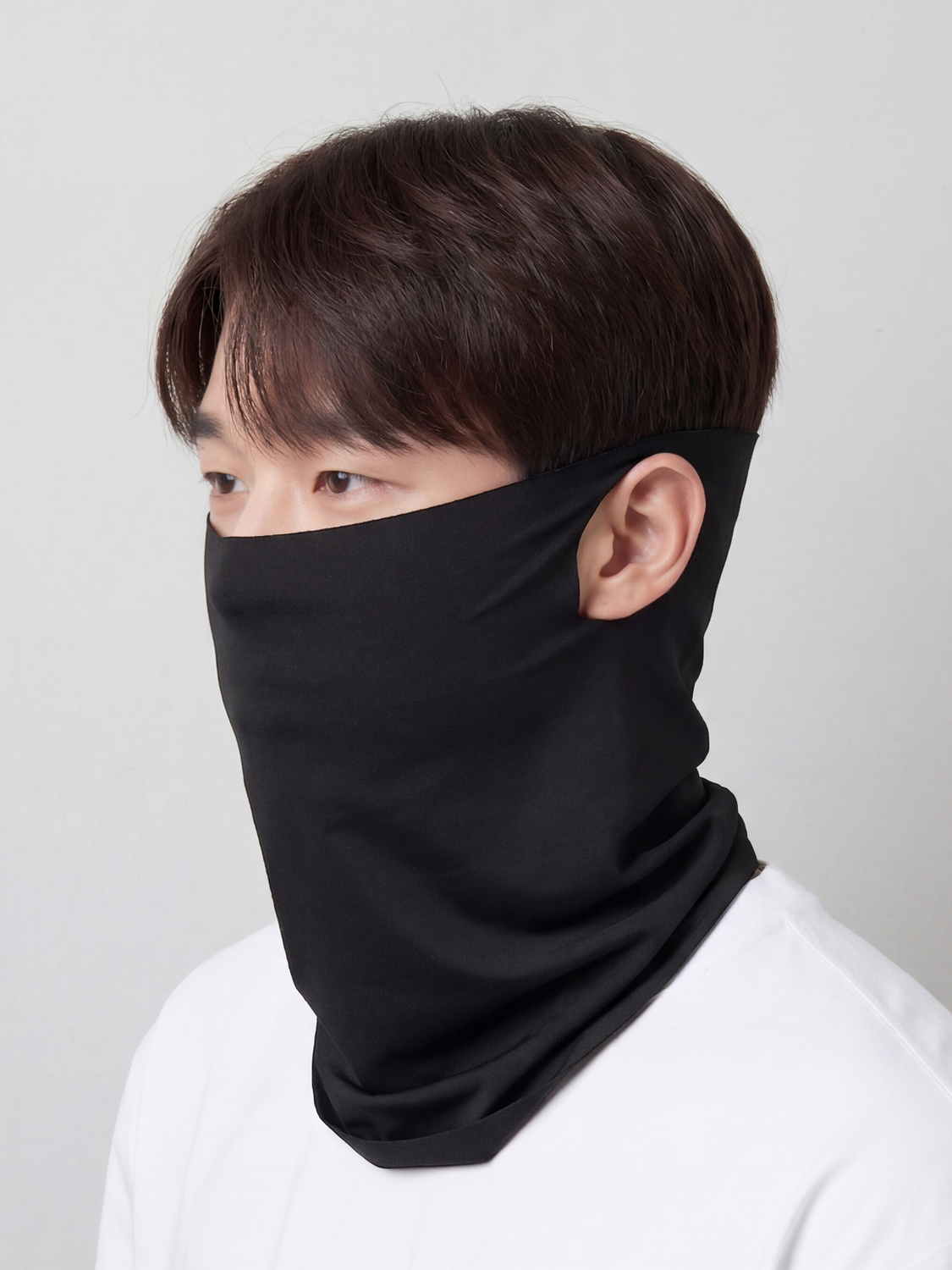 귀걸이 쿨 스카프 블랙
