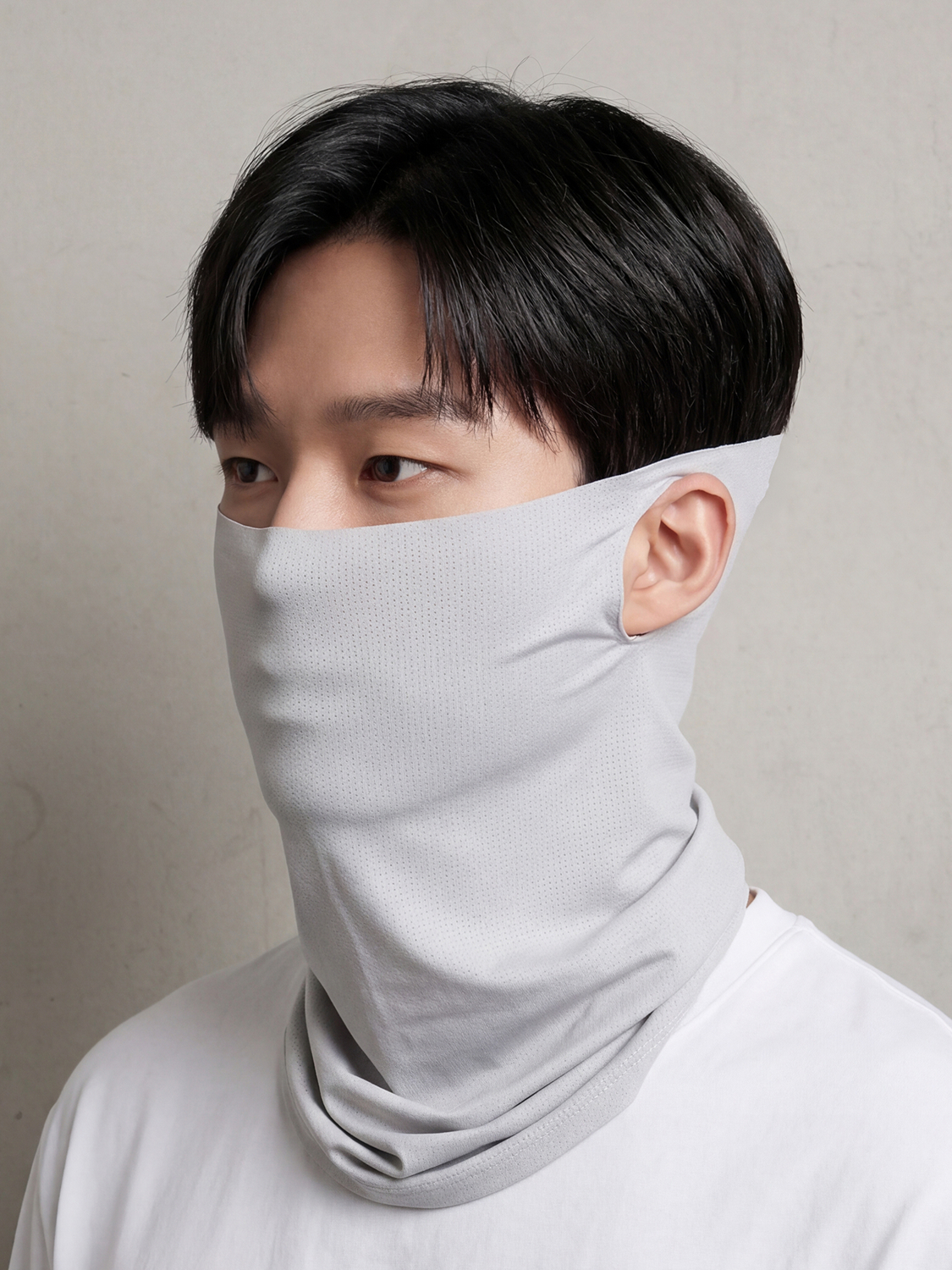 귀걸이 쿨 스카프 그레이