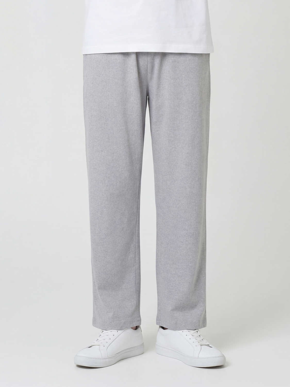 [공용] 면 혼방 라운지 9부 팬츠 XL 그레이
