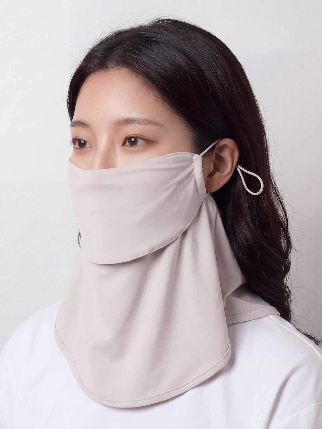 [UV 최대 97% 차단] 뒤여밈 쿨 스카프 베이지