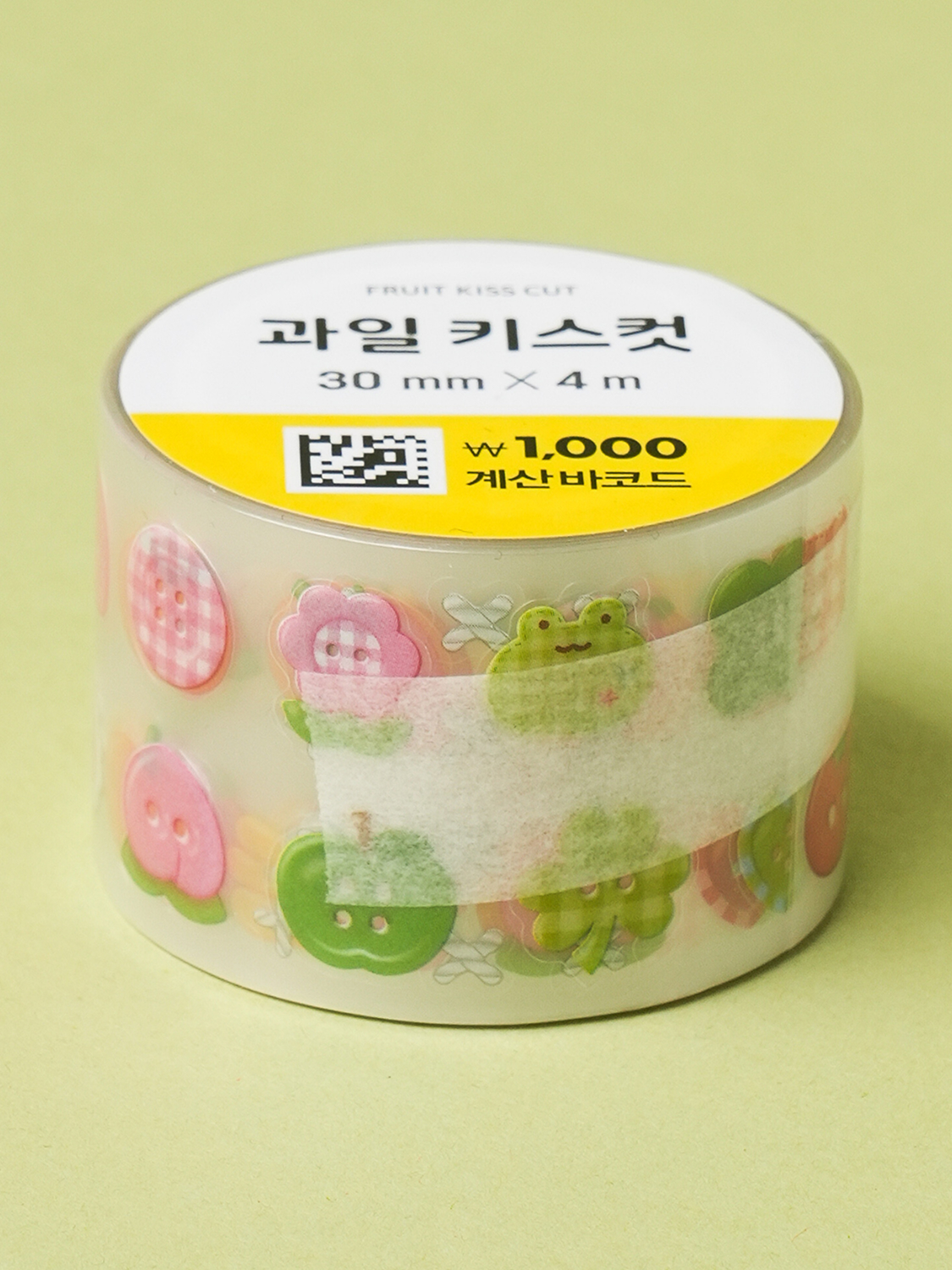 프룻 시리즈 키스컷 마스킹 테이프 30 mm X 4 m