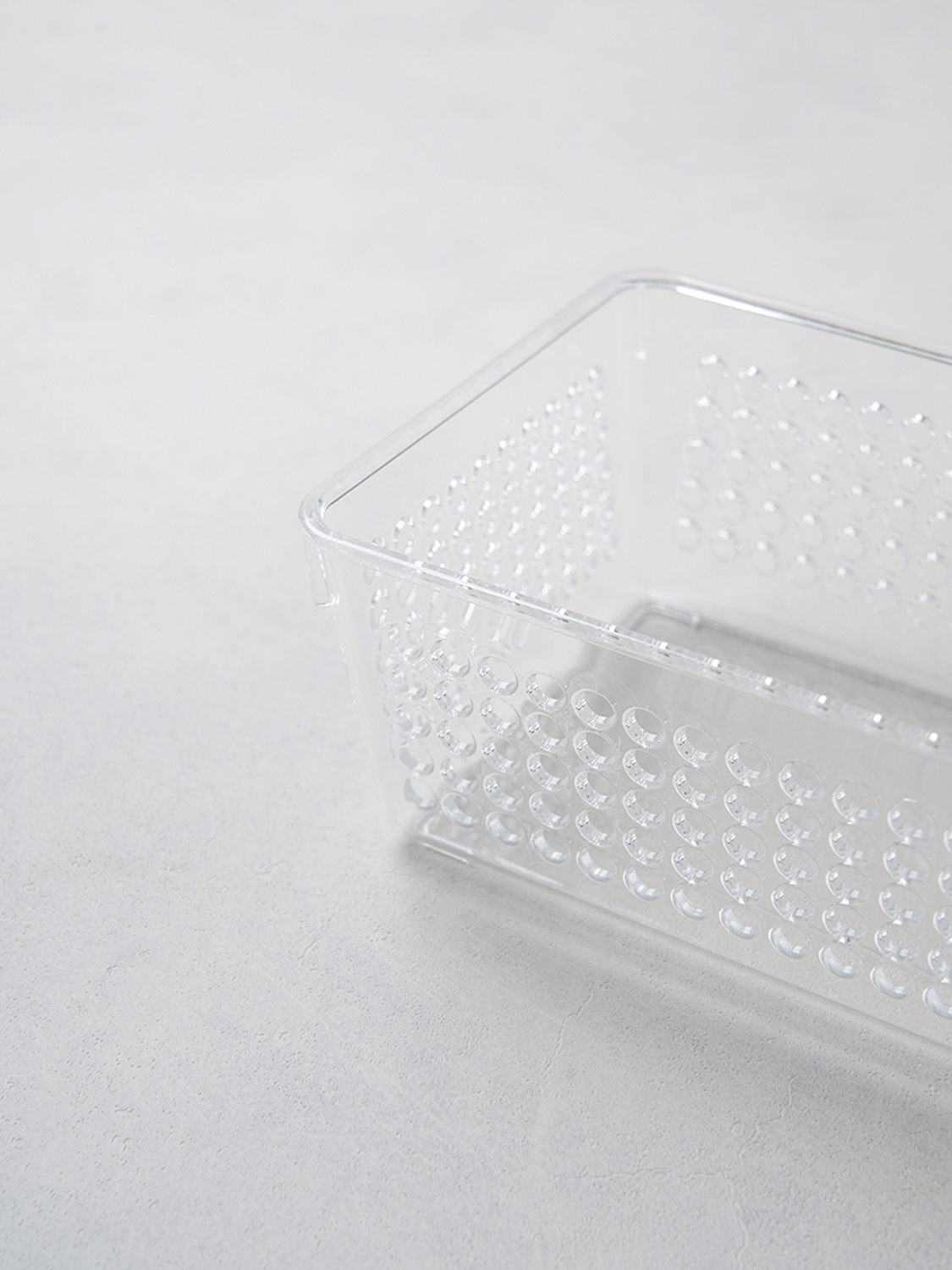 Корзина IK Clear перфорированная 11.5 X 26.5 cm