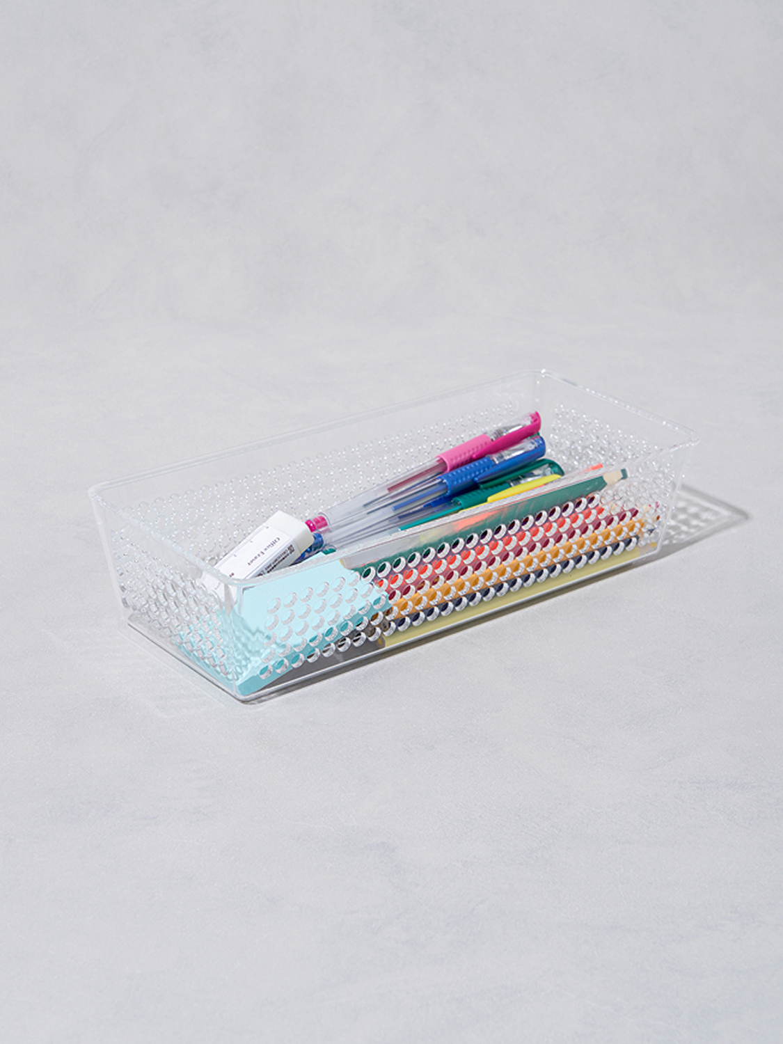 Корзина IK Clear перфорированная 11.5 X 26.5 cm