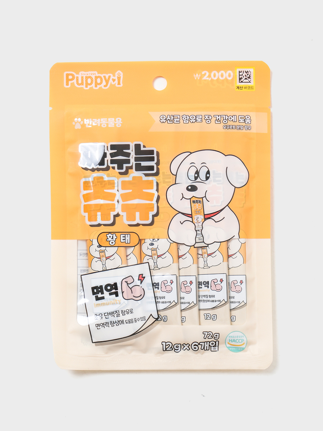 [Pet] Лакомство Puppy Eye Choo Choo Минтай 12 г x 6 шт.