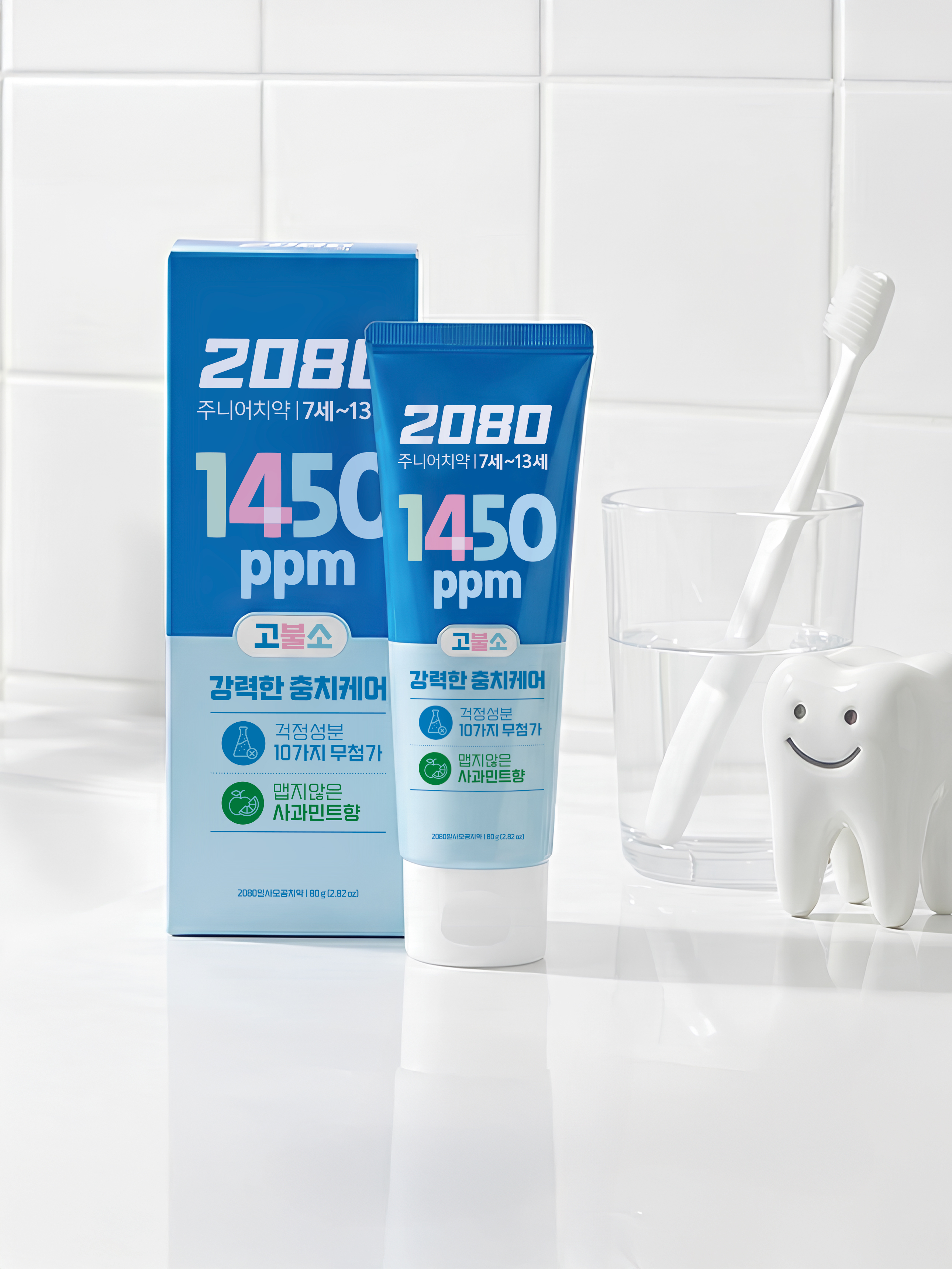 2080 일사오공 키즈 치약 80 g