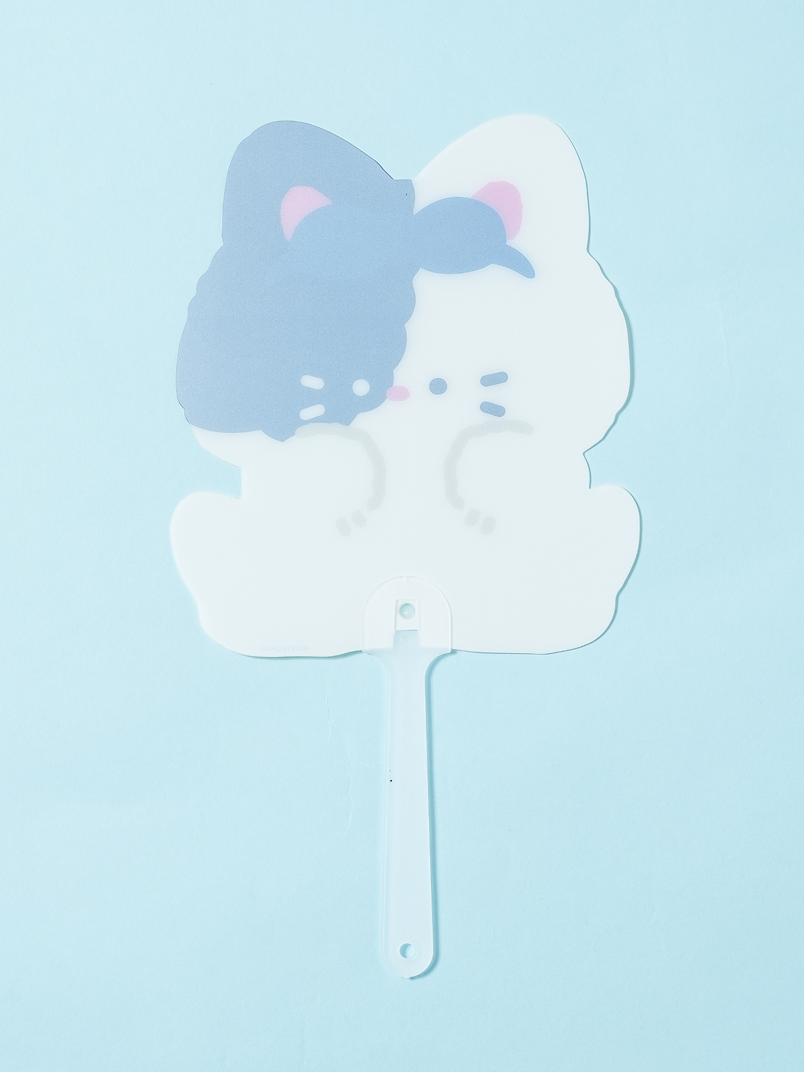 손잡이 부채 고양이