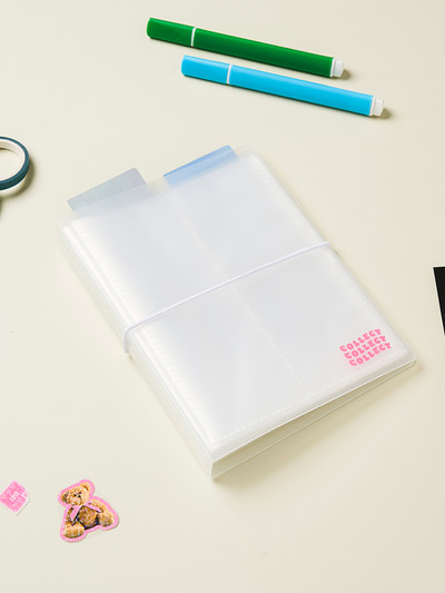 Deco Four-Cut Photo Album 20 sheets Pink