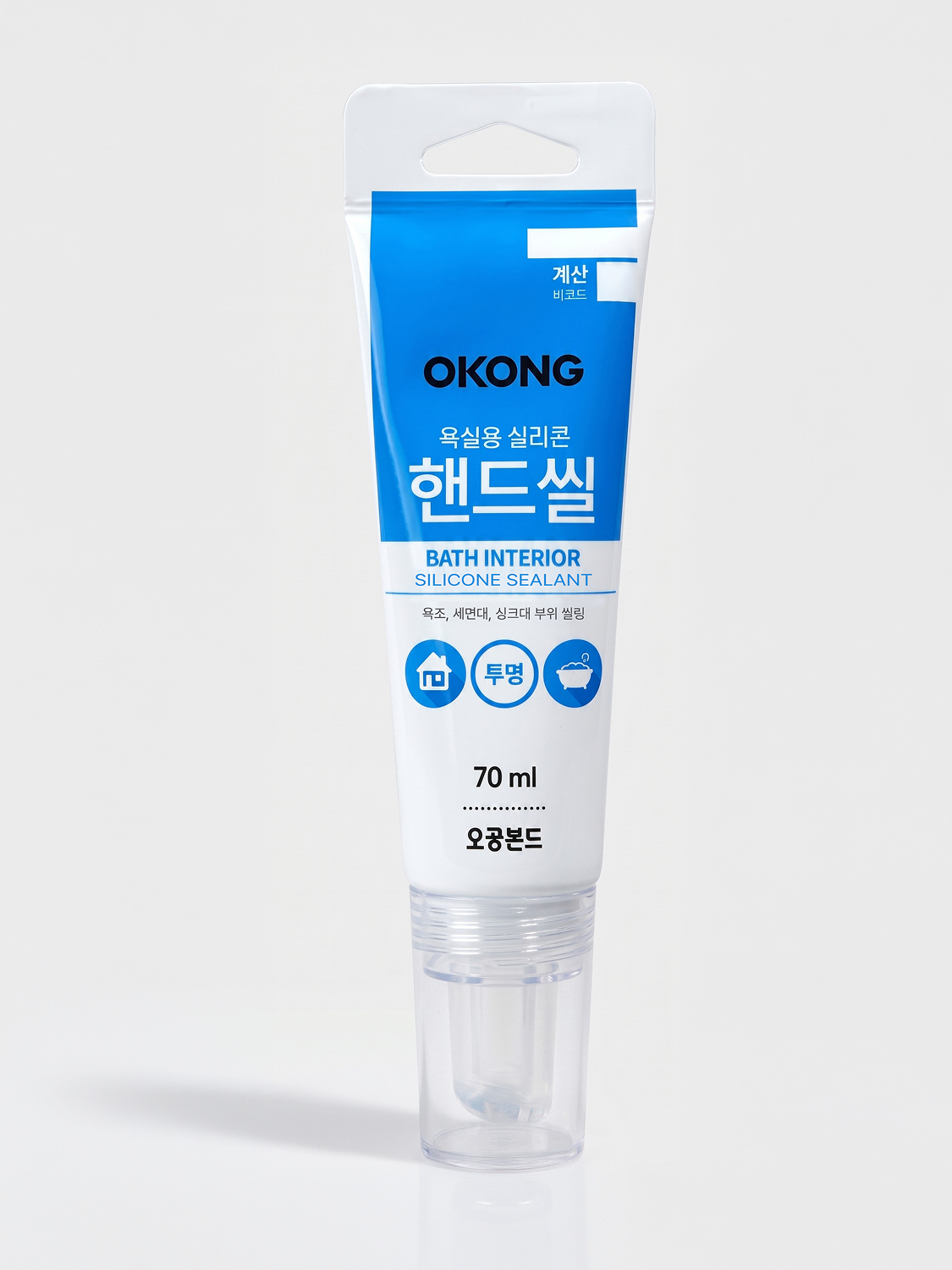 오공 투명 핸드씰 욕실용 70ml