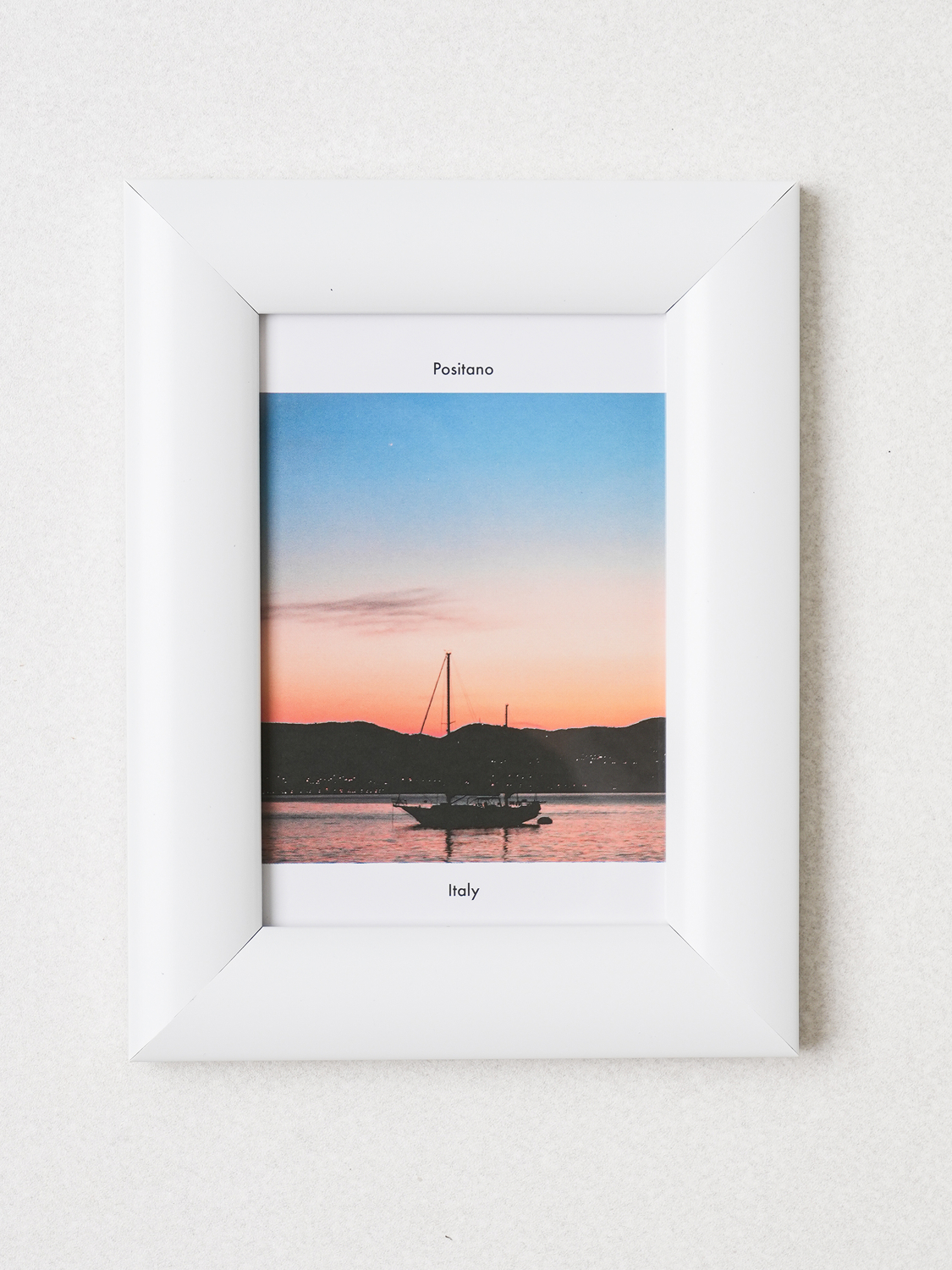 프레임 심플 액자 9 X 12.7 cm 화이트