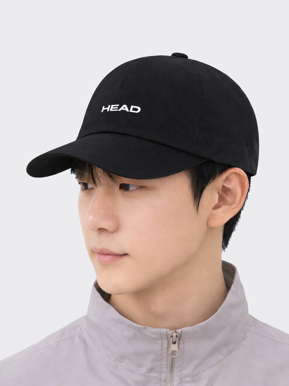 HEAD 베이직 볼캡 블랙