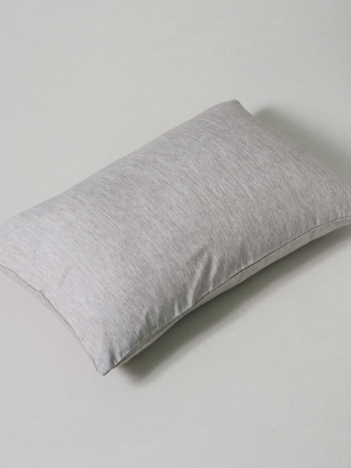부드러운 멜란지 베개 커버 지퍼형 60 X 40 cm