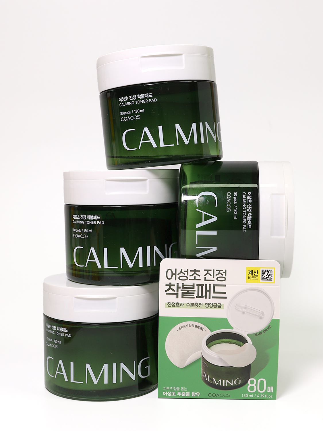 어성초 진정 착붙패드 130ml 80매