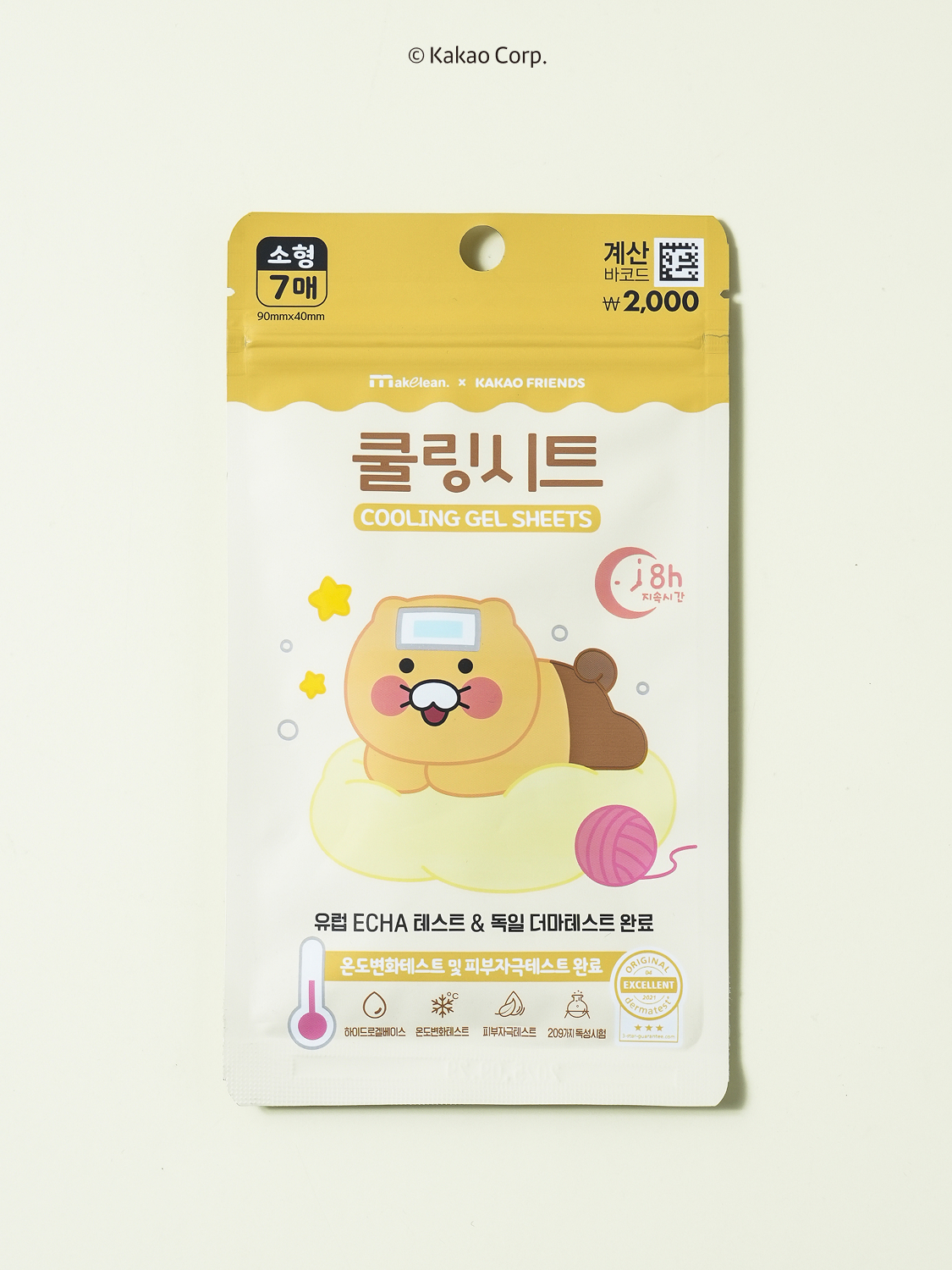 Охлаждающий пластырь Mayclean Kakao Friends 7 шт. S