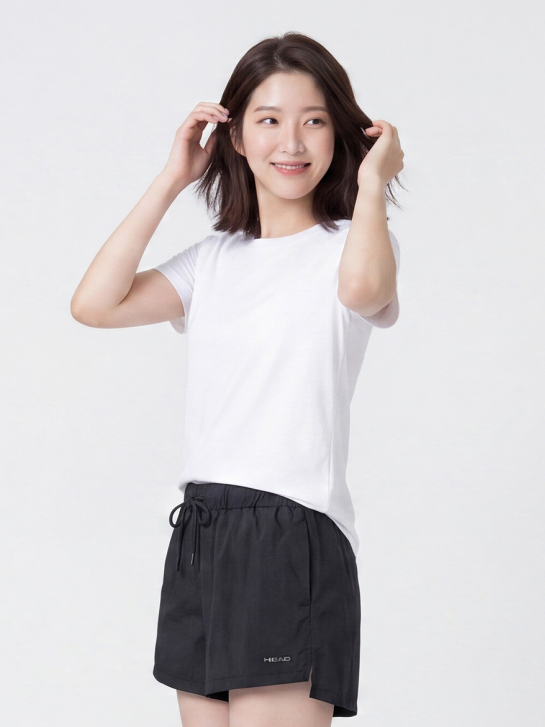 HEAD 여성용 나일론 경량 반바지 M