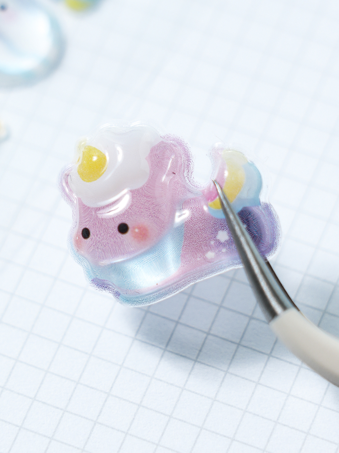 3D 입체 스티커 우주