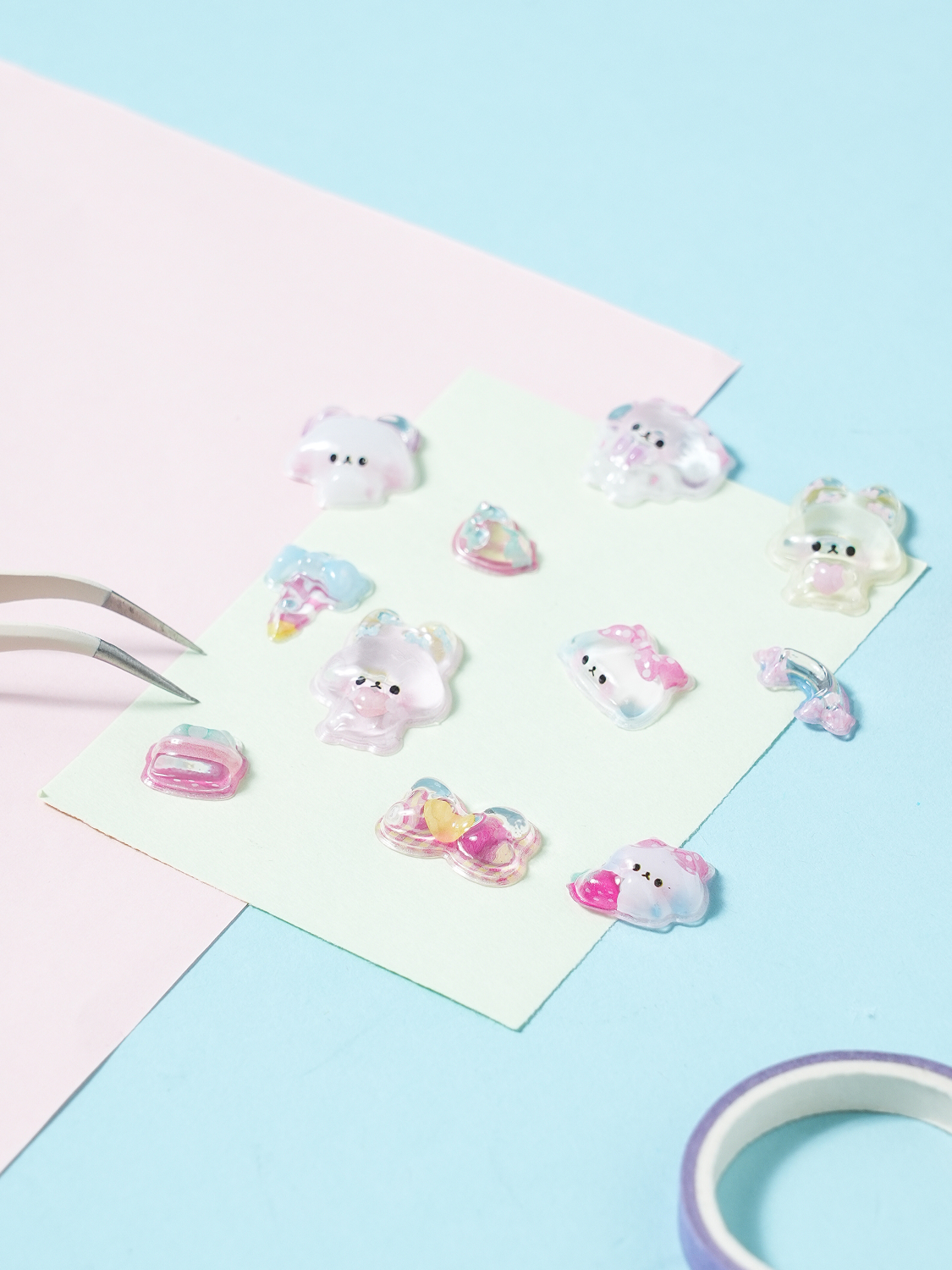 3D 입체 스티커 리본