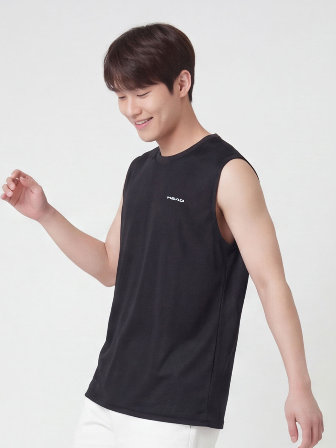 [남성] HEAD 메시 민소매 티셔츠 L