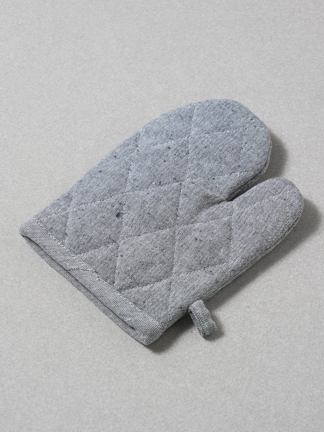 Полосатая кухонная прихватка Chambray 15x20 см серая