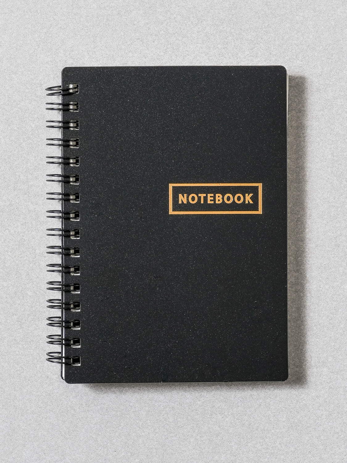 모노톤 커버 수첩 A6 100매입 블랙
