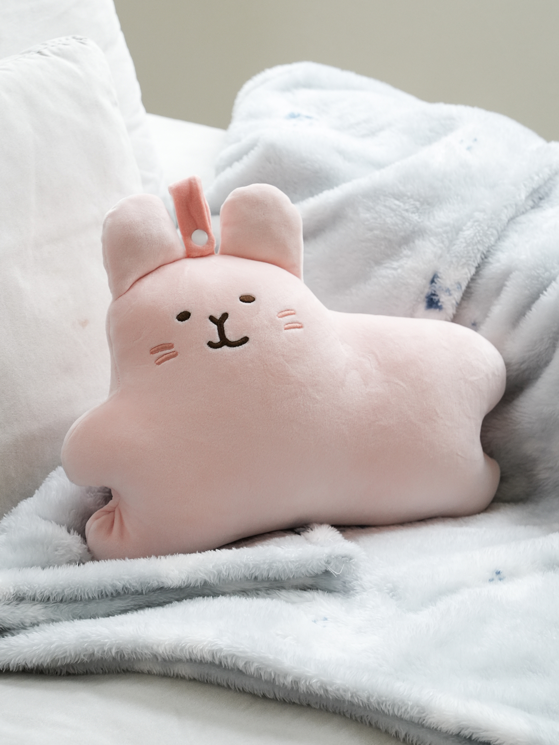 캐릭터 쿠션 겸용 비즈 목 쿠션
