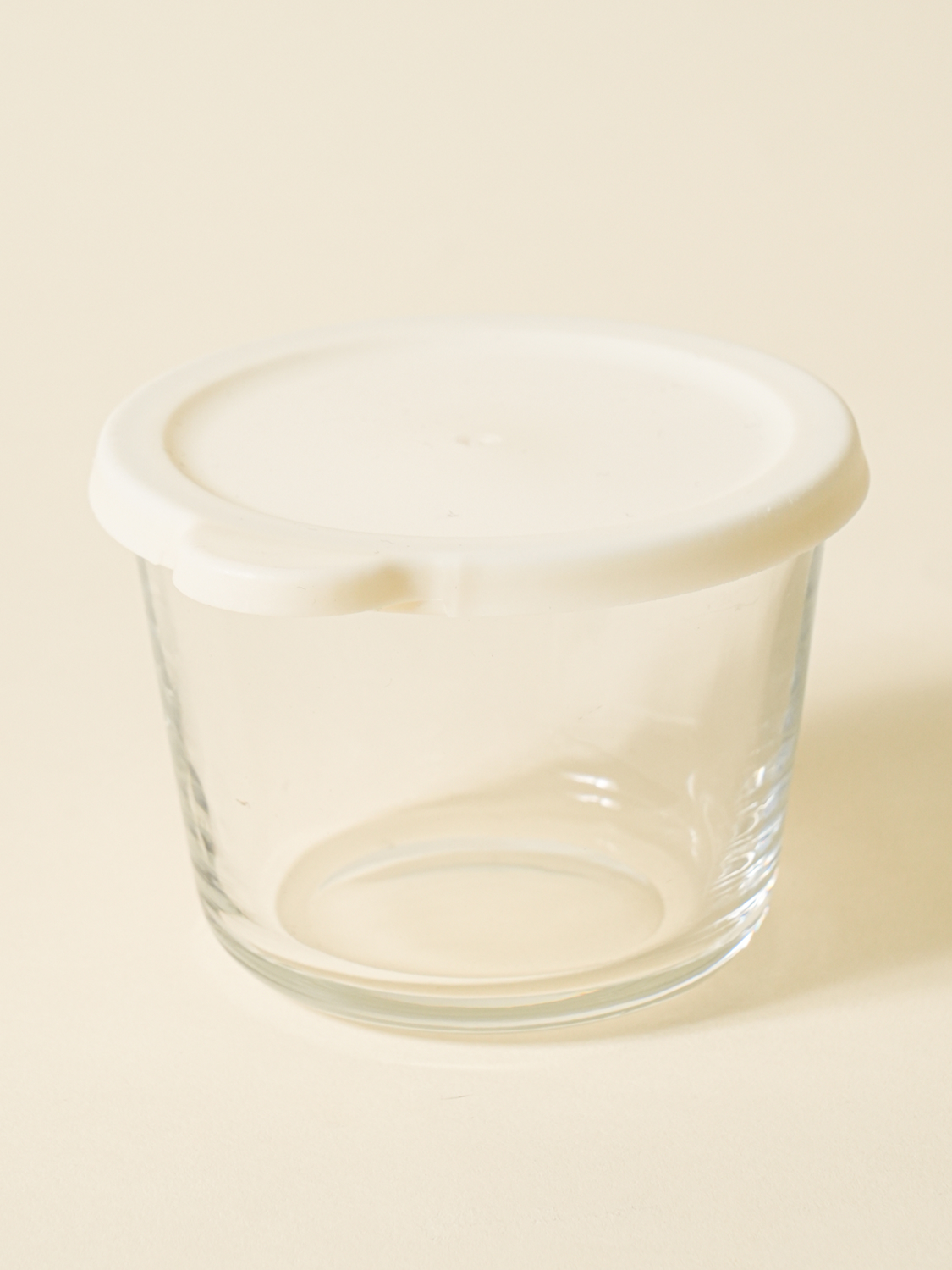 간편 뚜껑 유리 저장 용기 약 240 ml