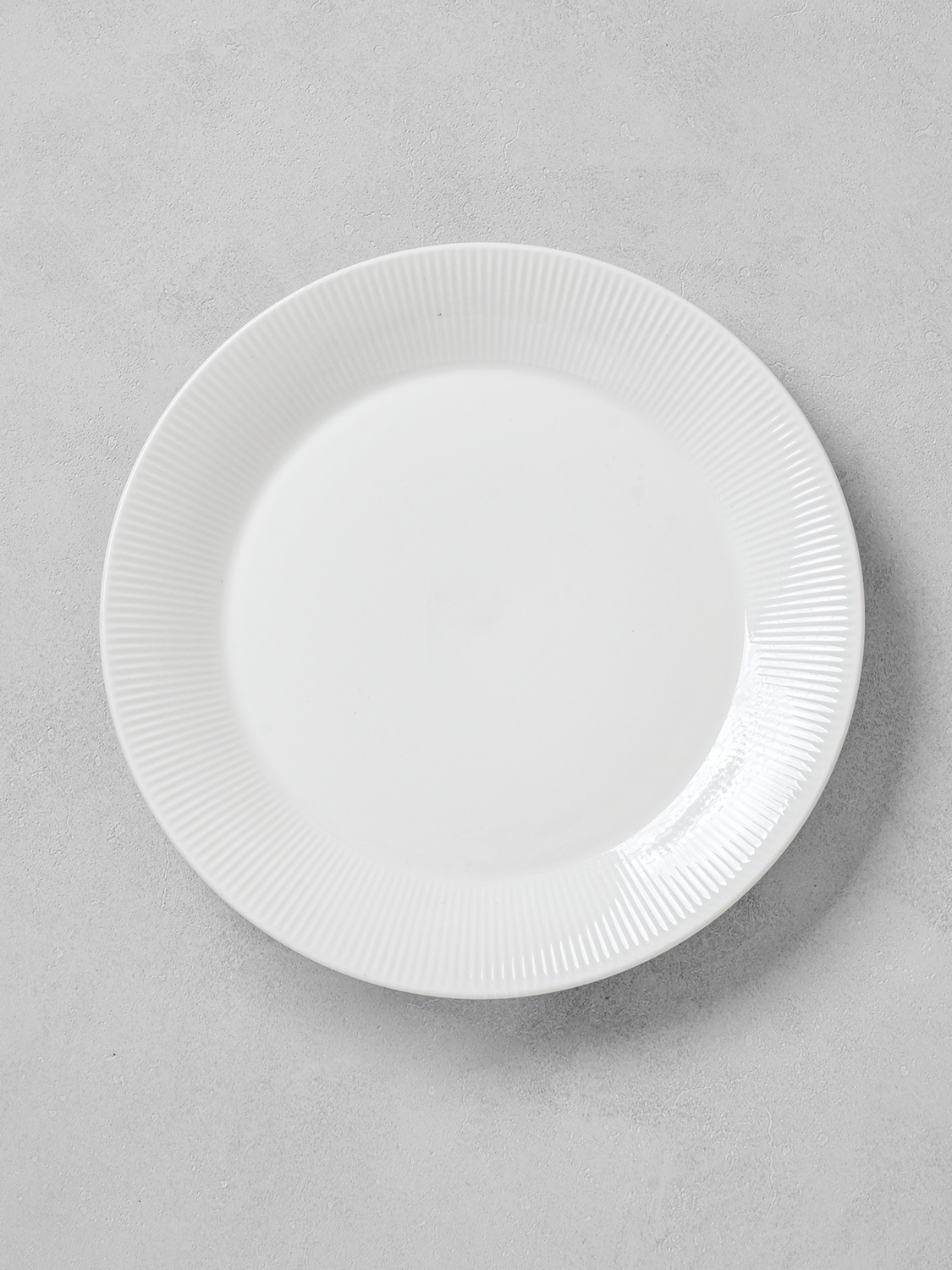 플리츠 양각 접시 19 cm