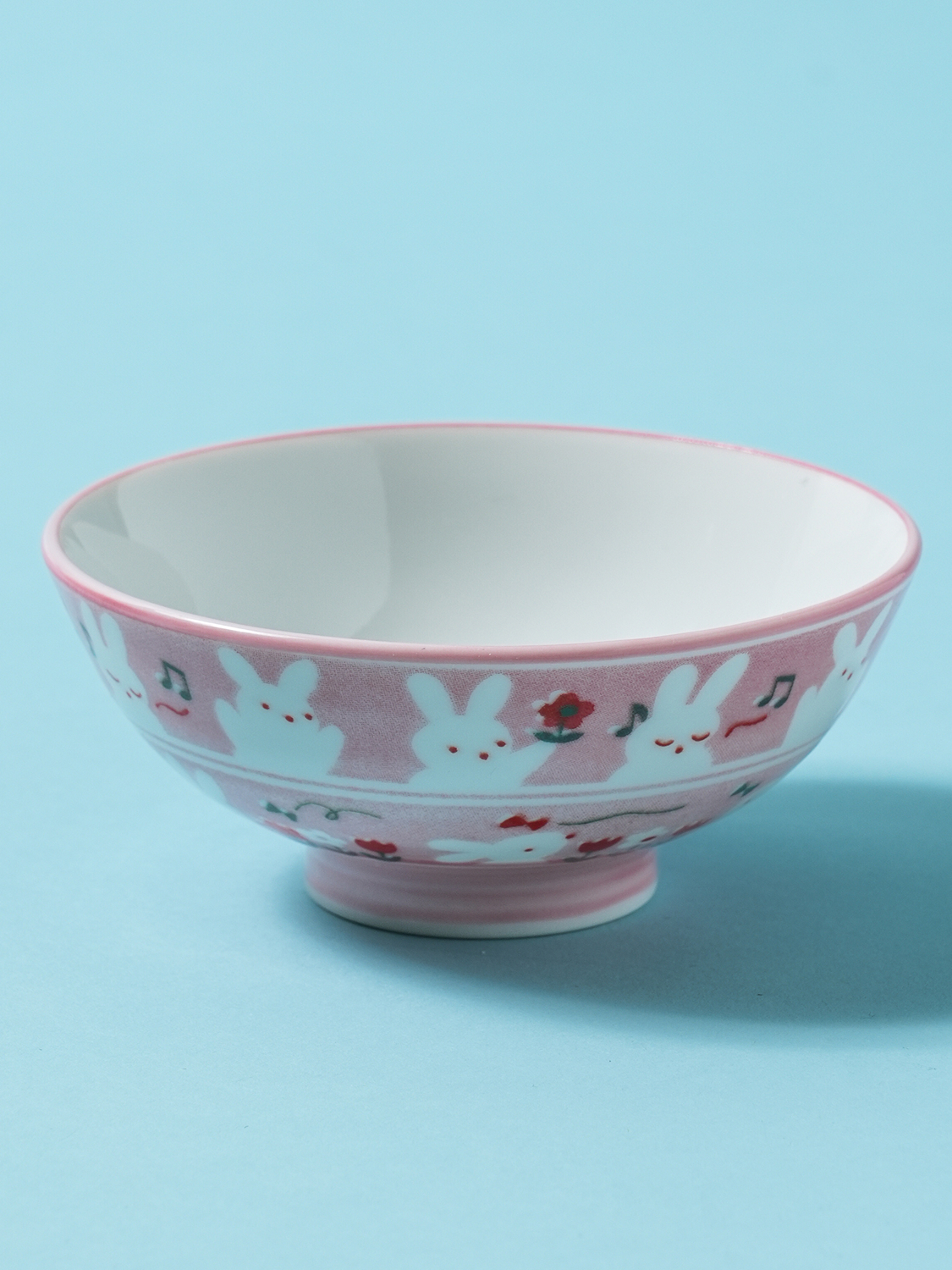 일본제 미노야키 작은 공기 10.5cm 토끼