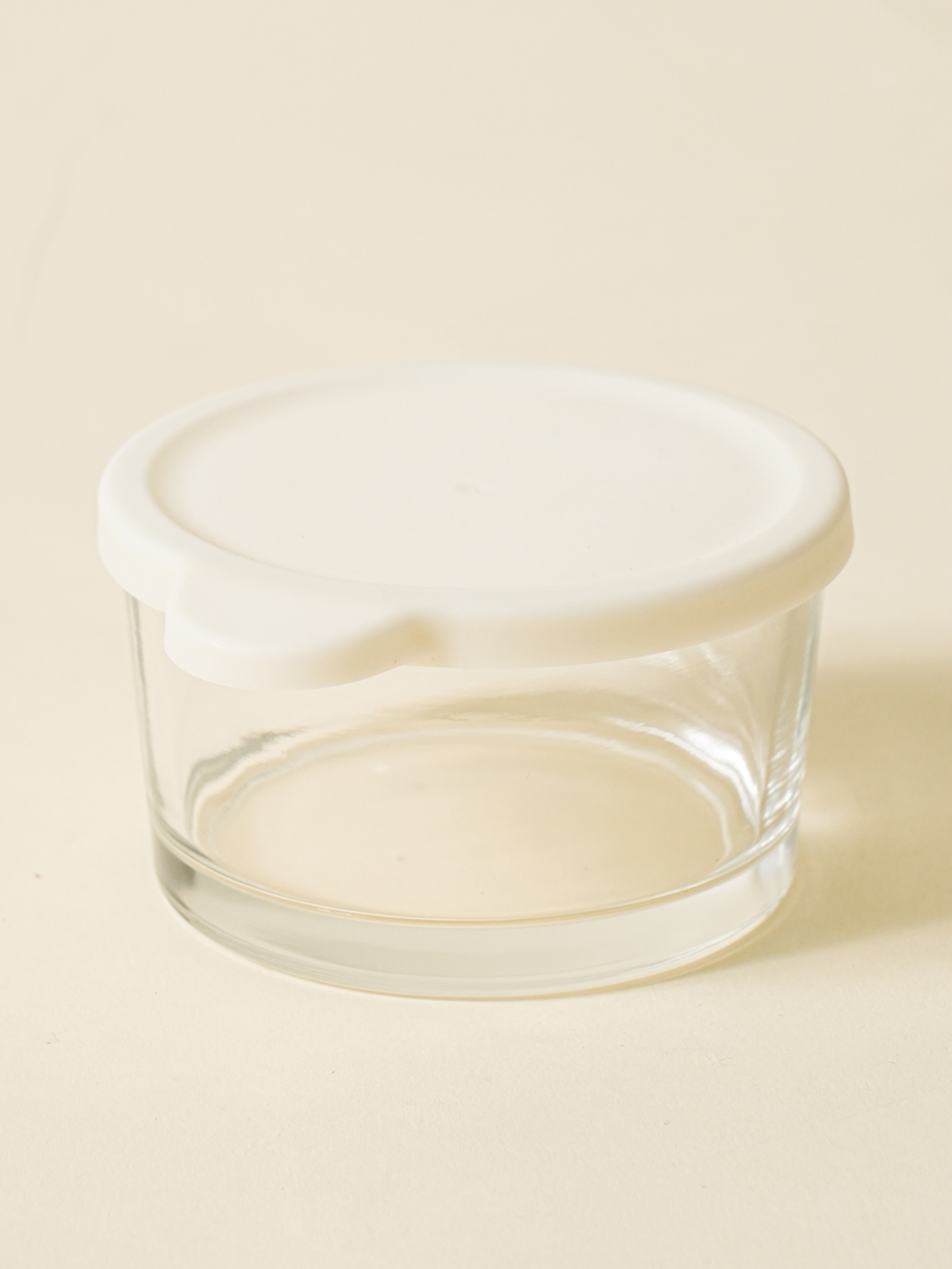 간편 뚜껑 유리 저장 용기 약 190 ml