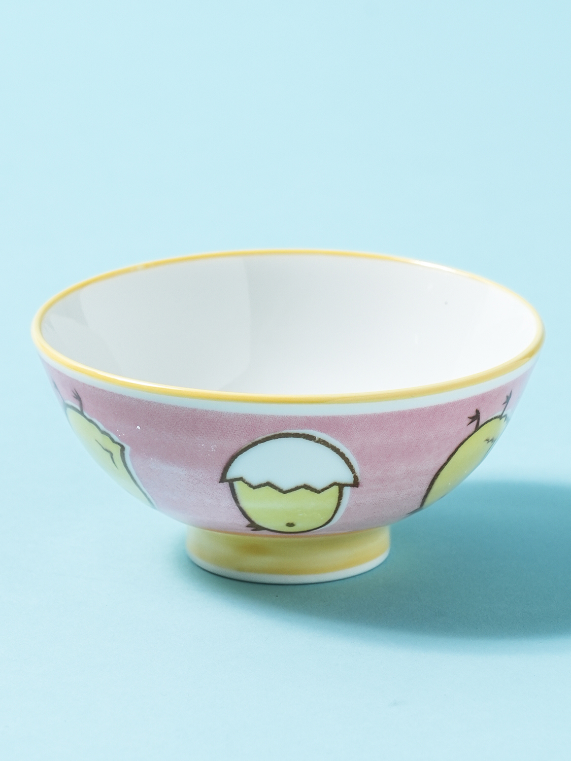 일본제 미노야키 작은 공기 10.5cm 병아리핑크