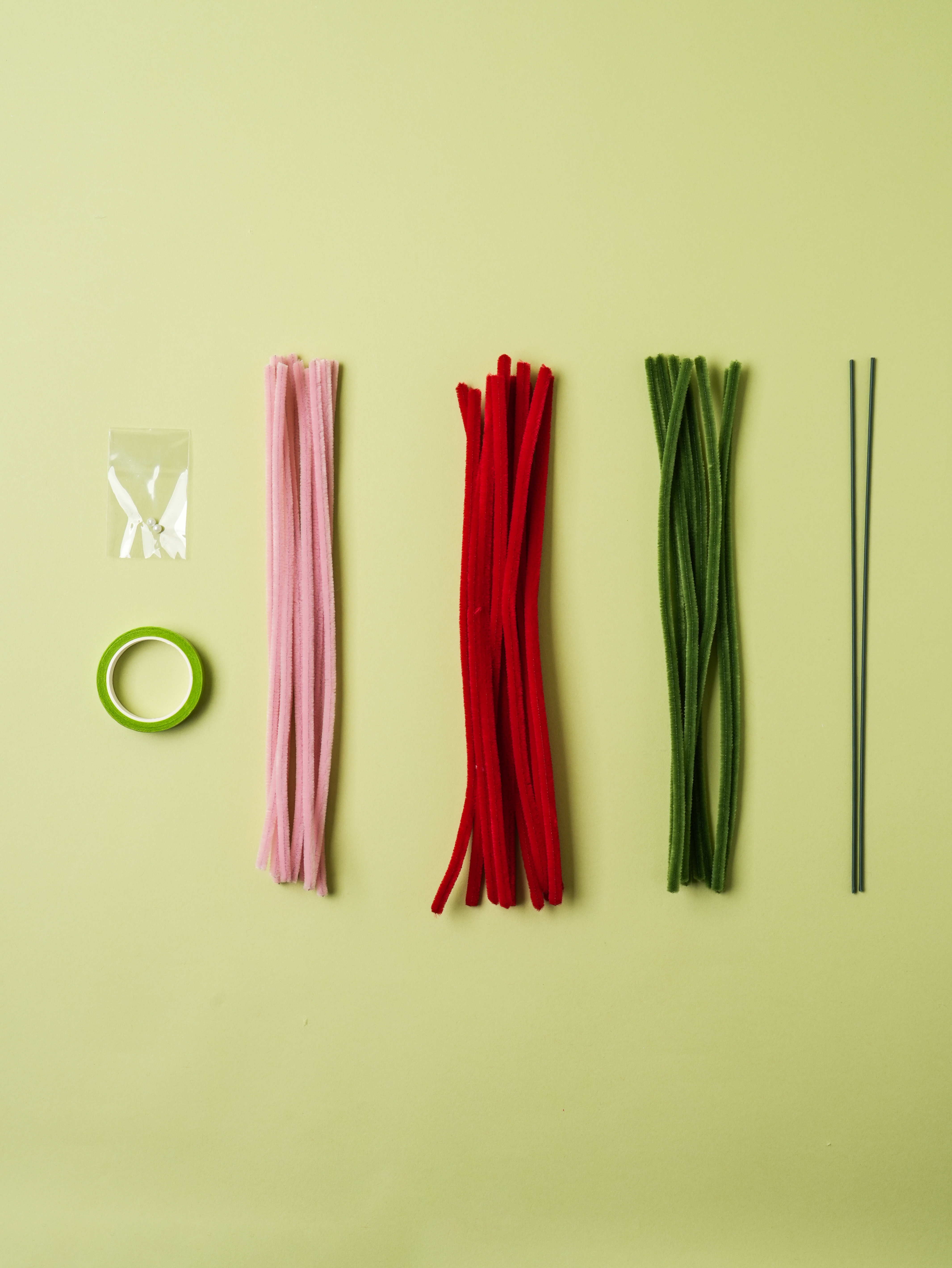 Роза DIY из синельной проволоки