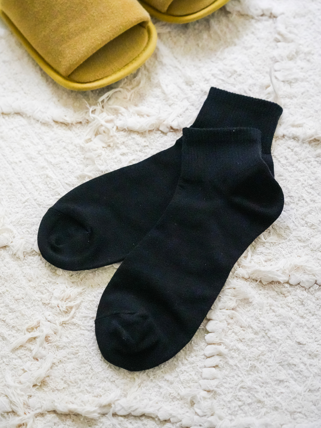 Мужские носки Kikiya Socks с усиленным носком, черные