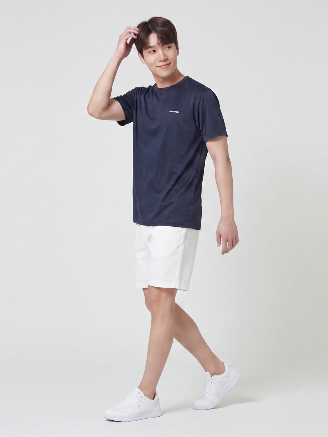 [남성] HEAD 메시 반팔티 L