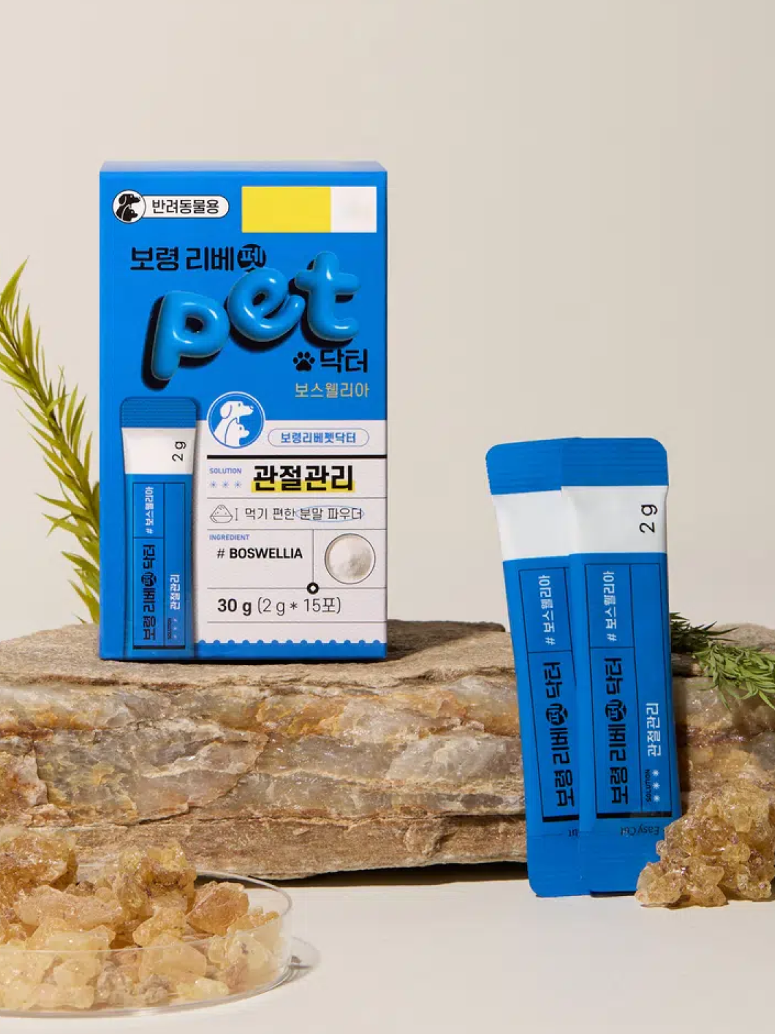 [펫] 보령 리베펫 닥터 관절 관리 분말형 2 g X 15개입