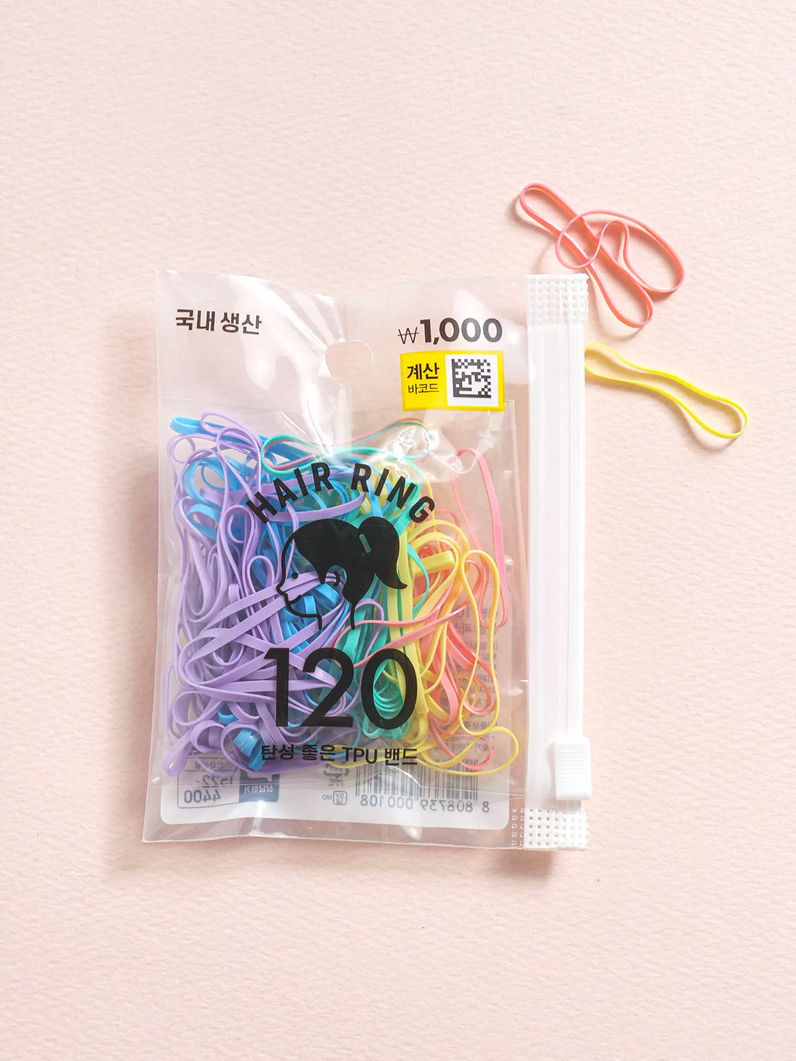 파스텔 톤 컬러 TPU 밴드 120개입