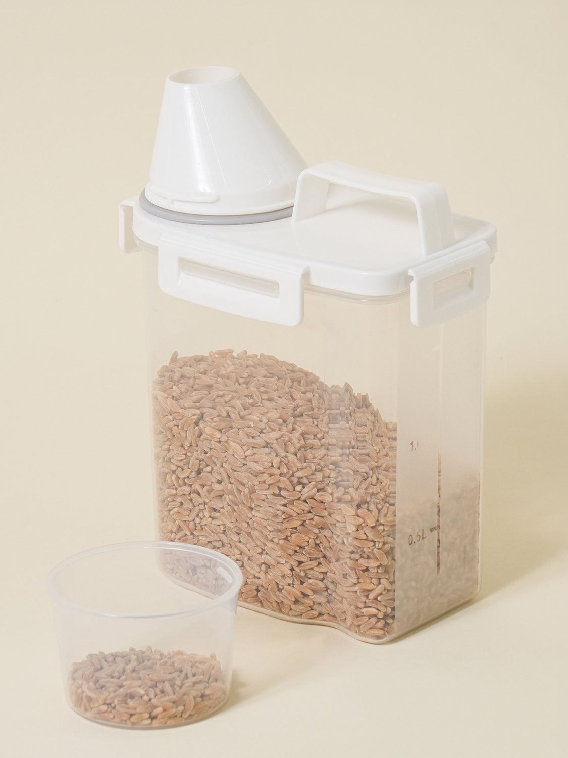 실리콘 패킹 곡물 용기 1.9 L