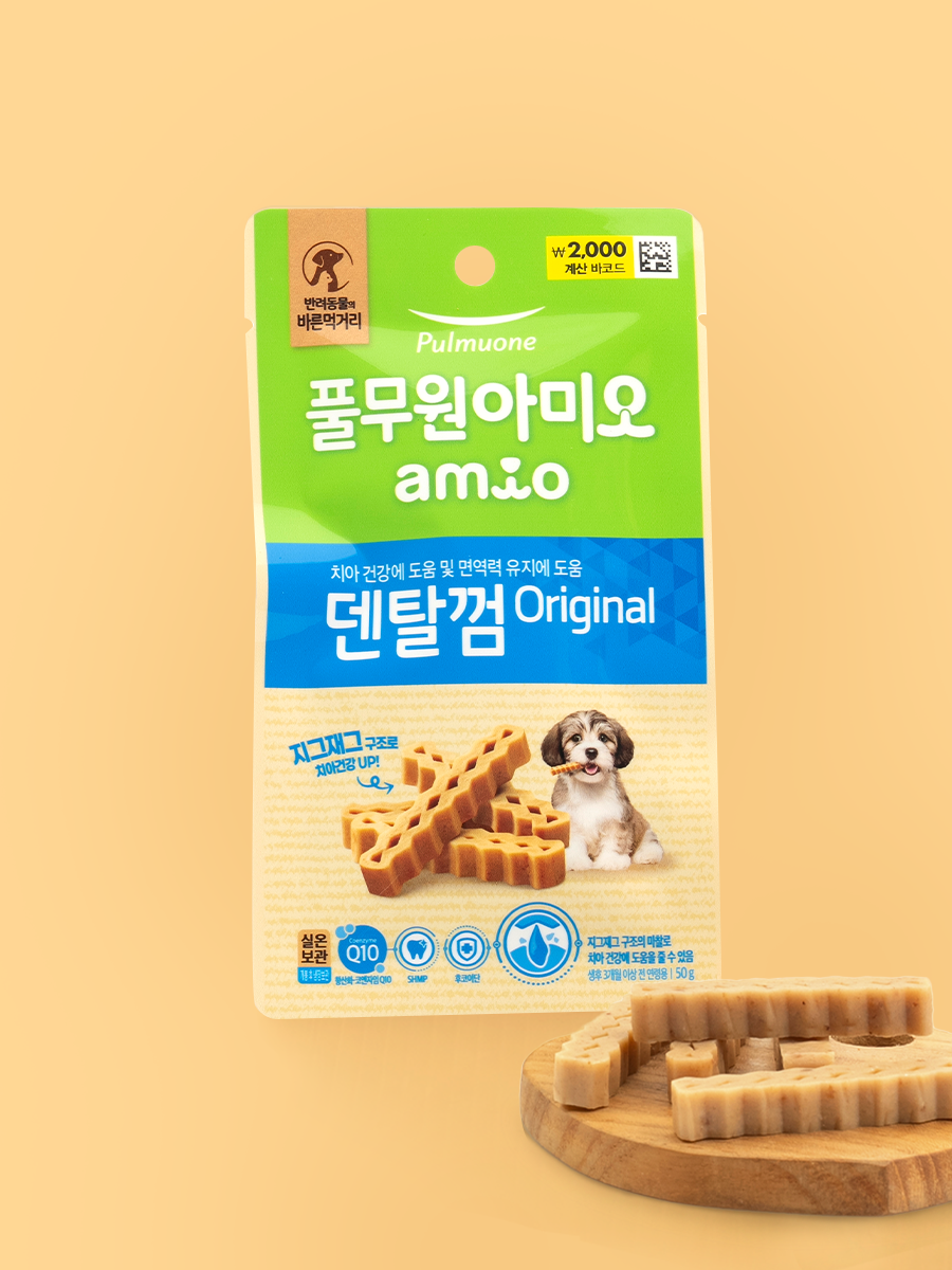 [펫] 풀무원아미오 덴탈껌 오리지널 50 g