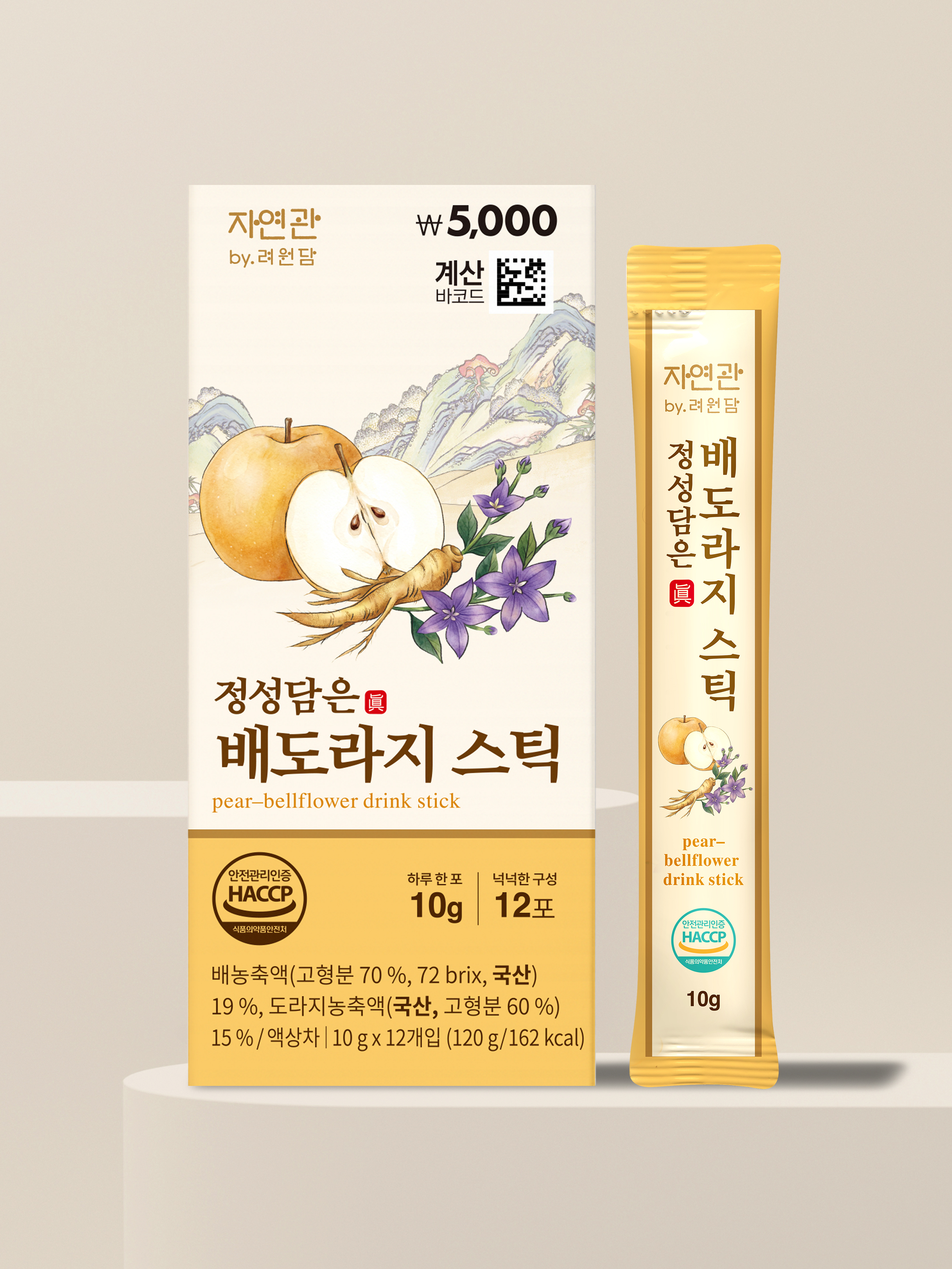 자연관 정성담은 배도라지스틱 12포