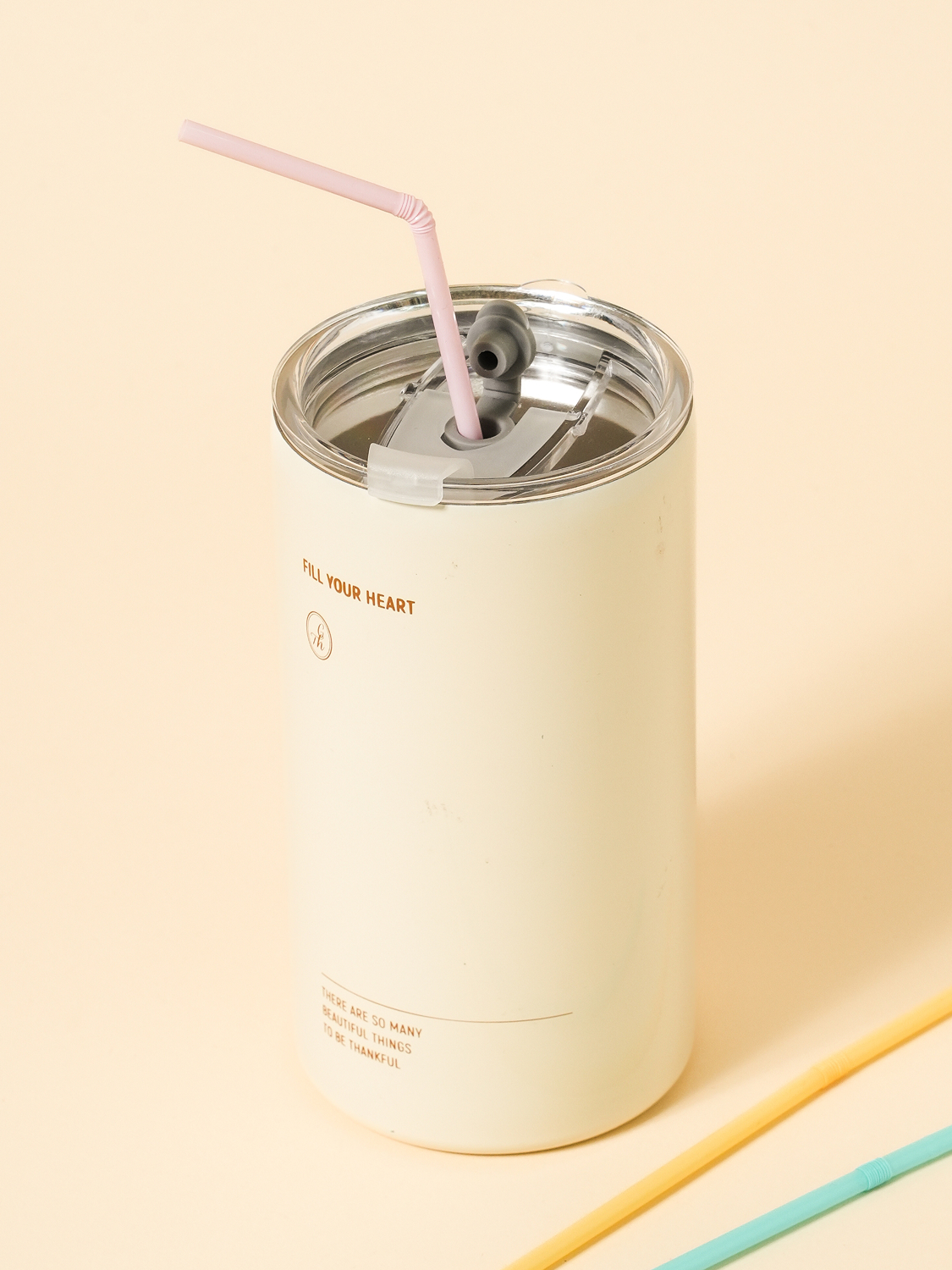 [개수 UP] 파스텔 주름 빨대 0.5 X 25 cm 180개입
