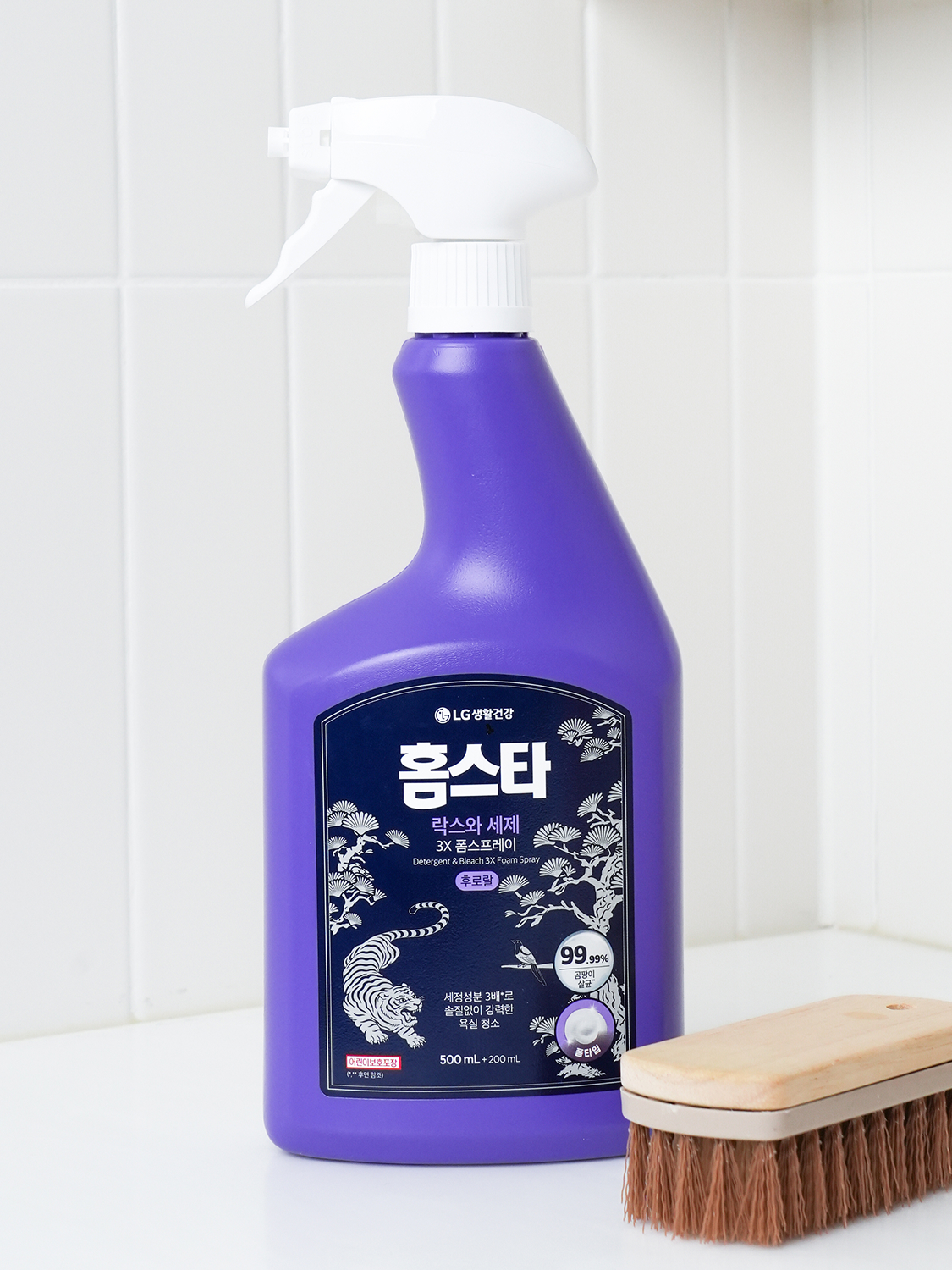 [전통에디션] 홈스타 락스와세제 3X 폼 스프레이 700 ml 후로랄 향 by LG생활건강
