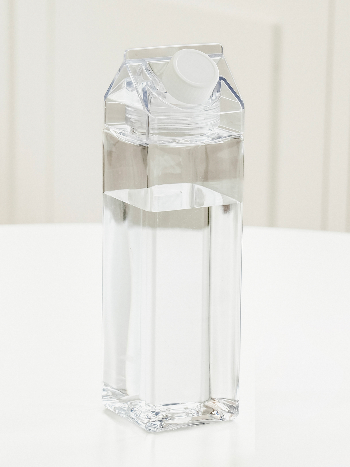 일본제 우유팩 모양 냉수 물병 500 ml