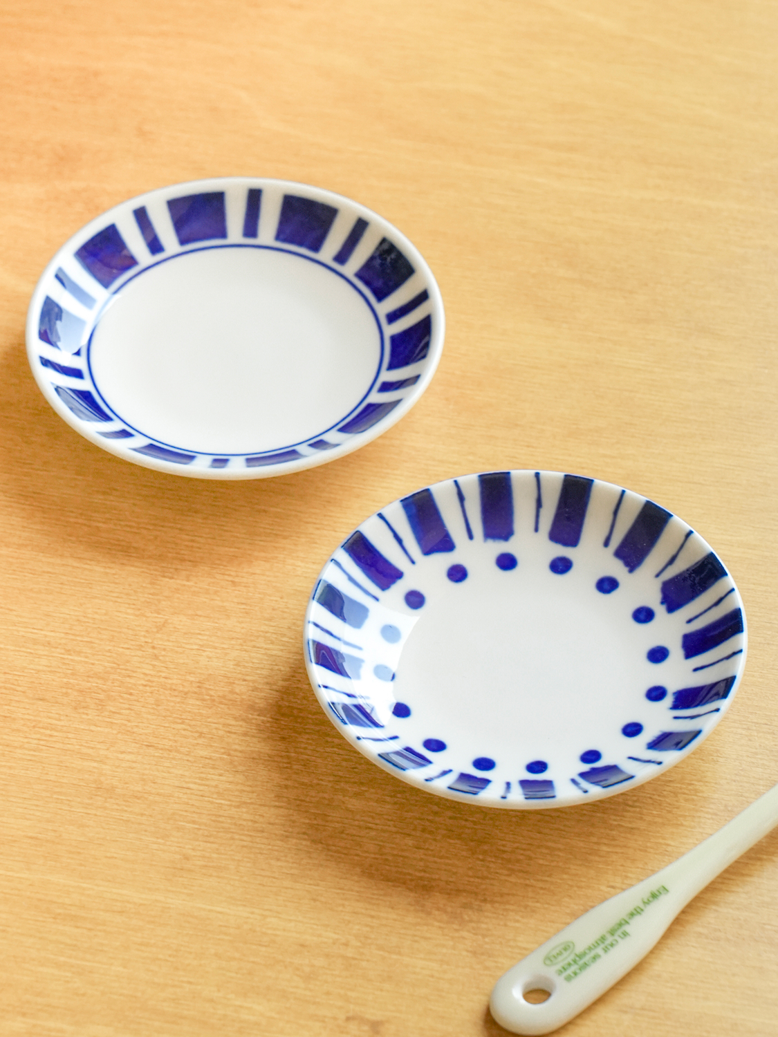 와풍블루패턴종지(약9.5 cm)