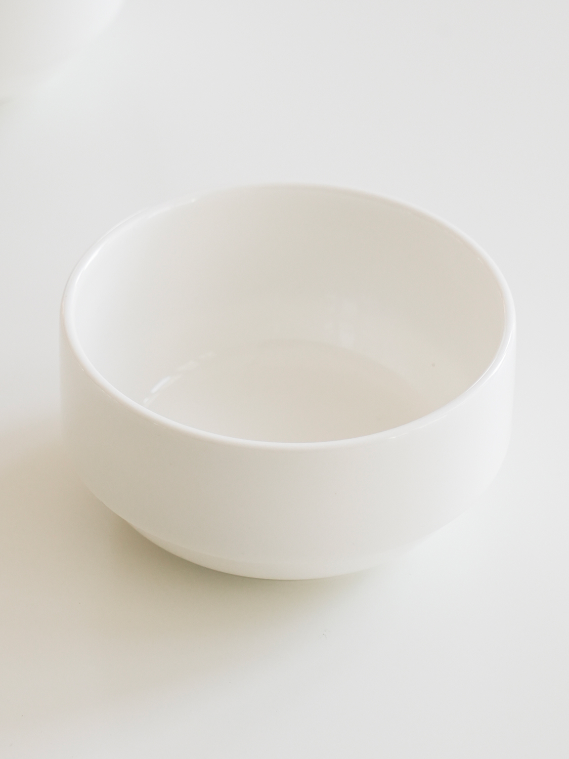순백 화이트 쌓는 종지 8.5 cm