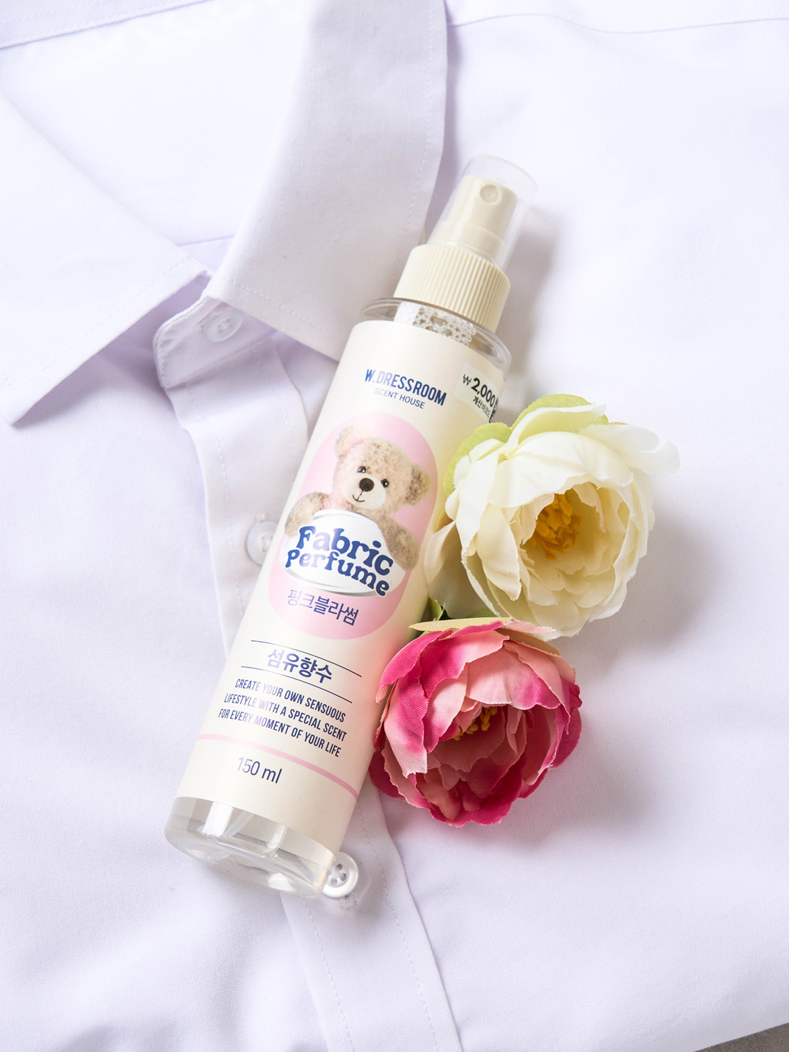 더블유드레스룸 섬유 향수 150 ml 핑크 블라썸 향