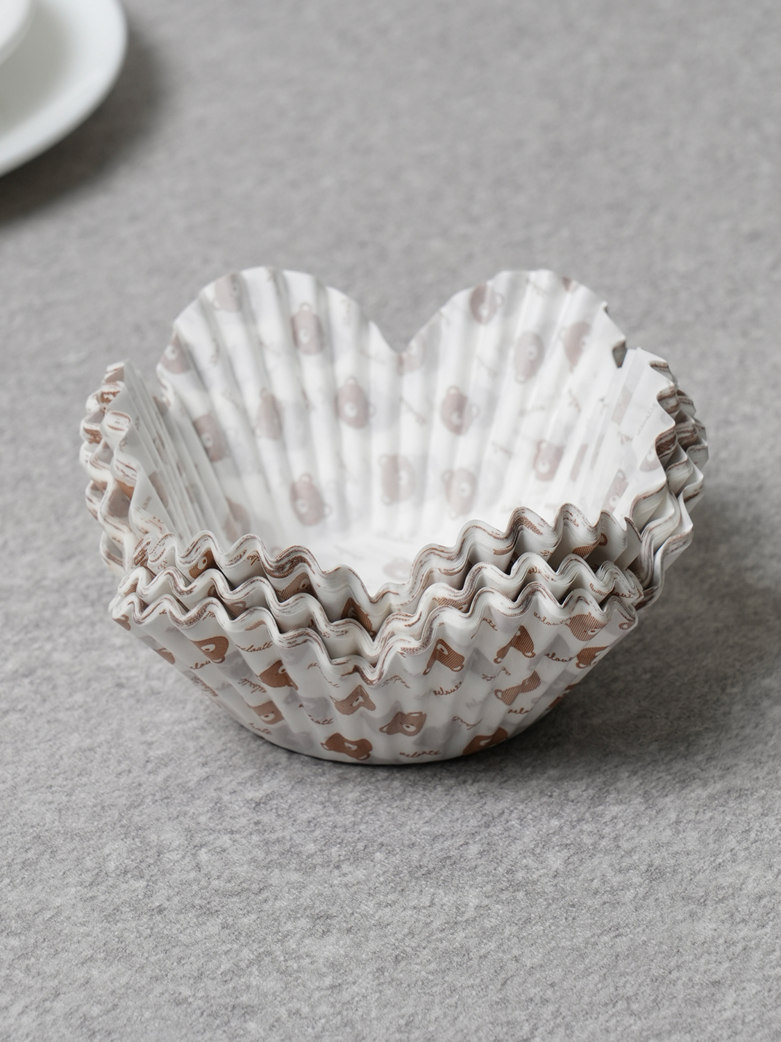 곰돌이 유산지 컵 5 X 4.5 cm 75개입