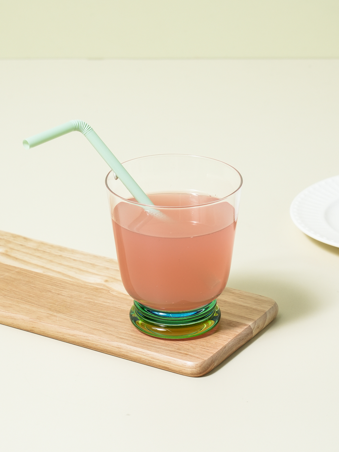 스템 컬러 포인트 유리컵 420 ml