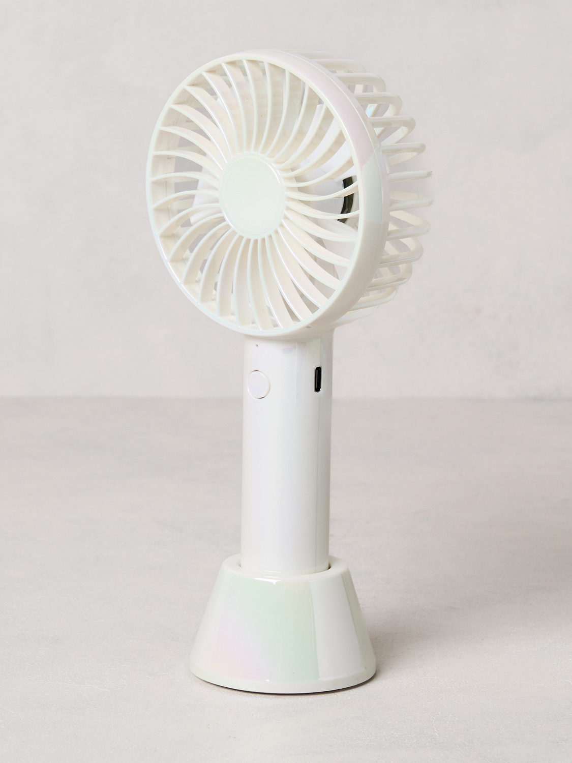 오로라 핸디 선풍기 화이트펄