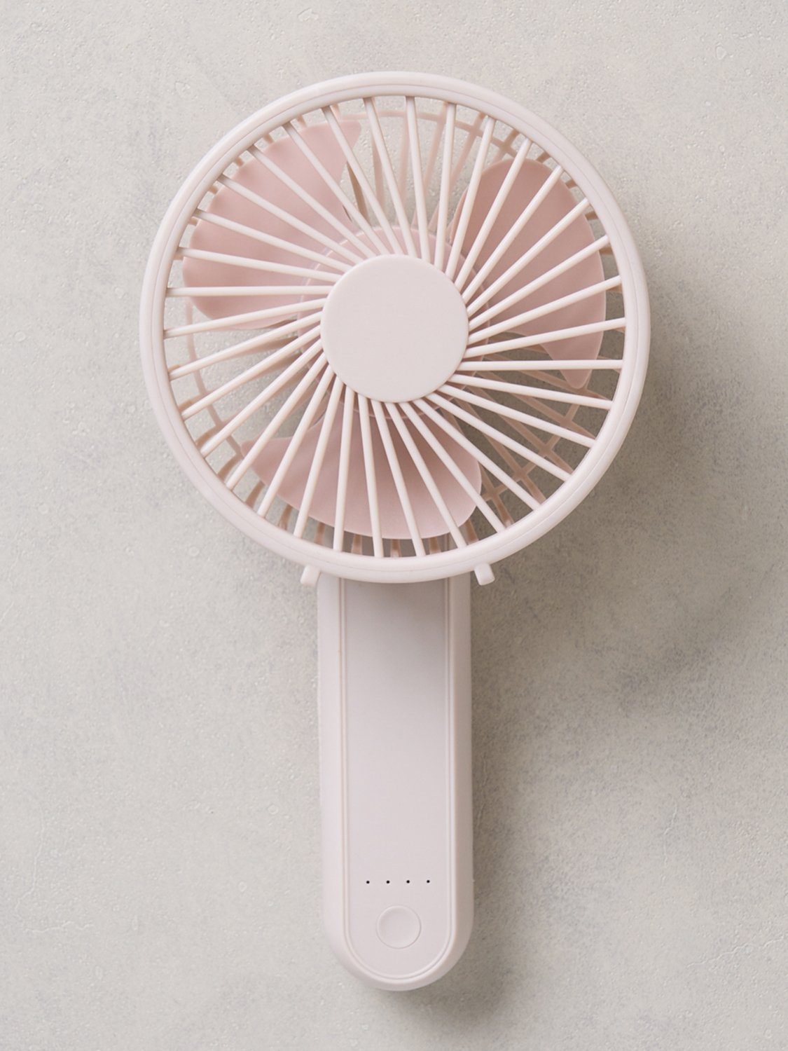접이식 핸디 선풍기 핑크