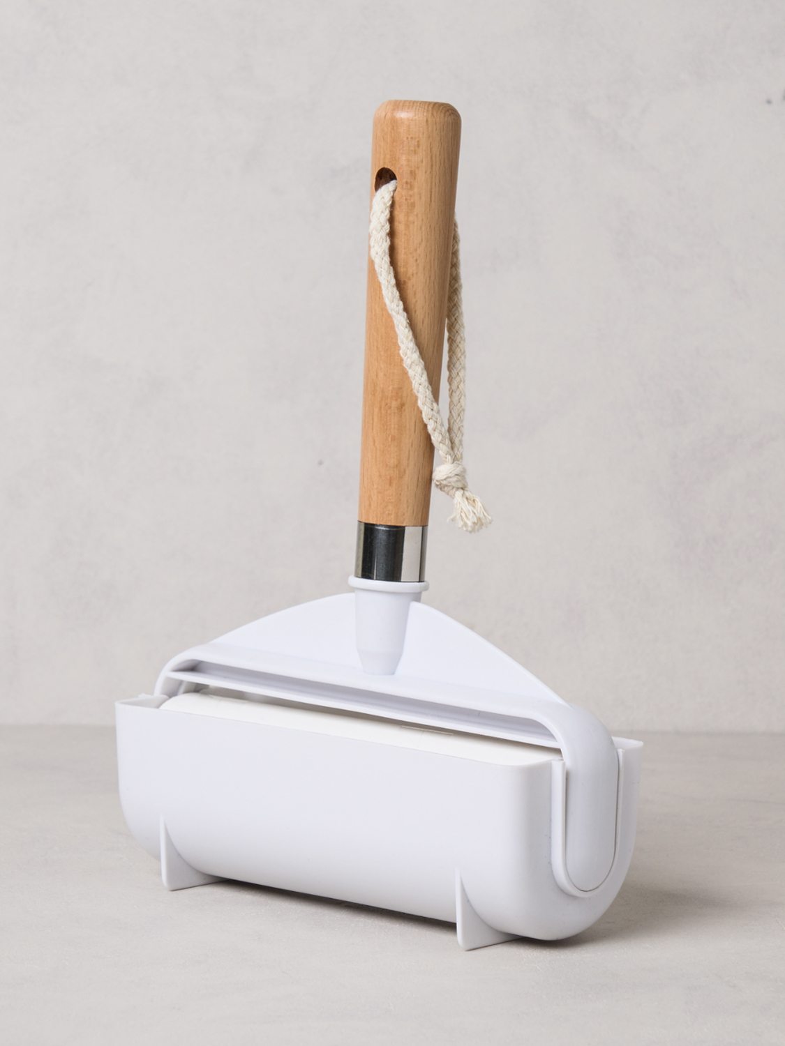 목재 핸들 사선형 롤 클리너 16 cm X 60회
